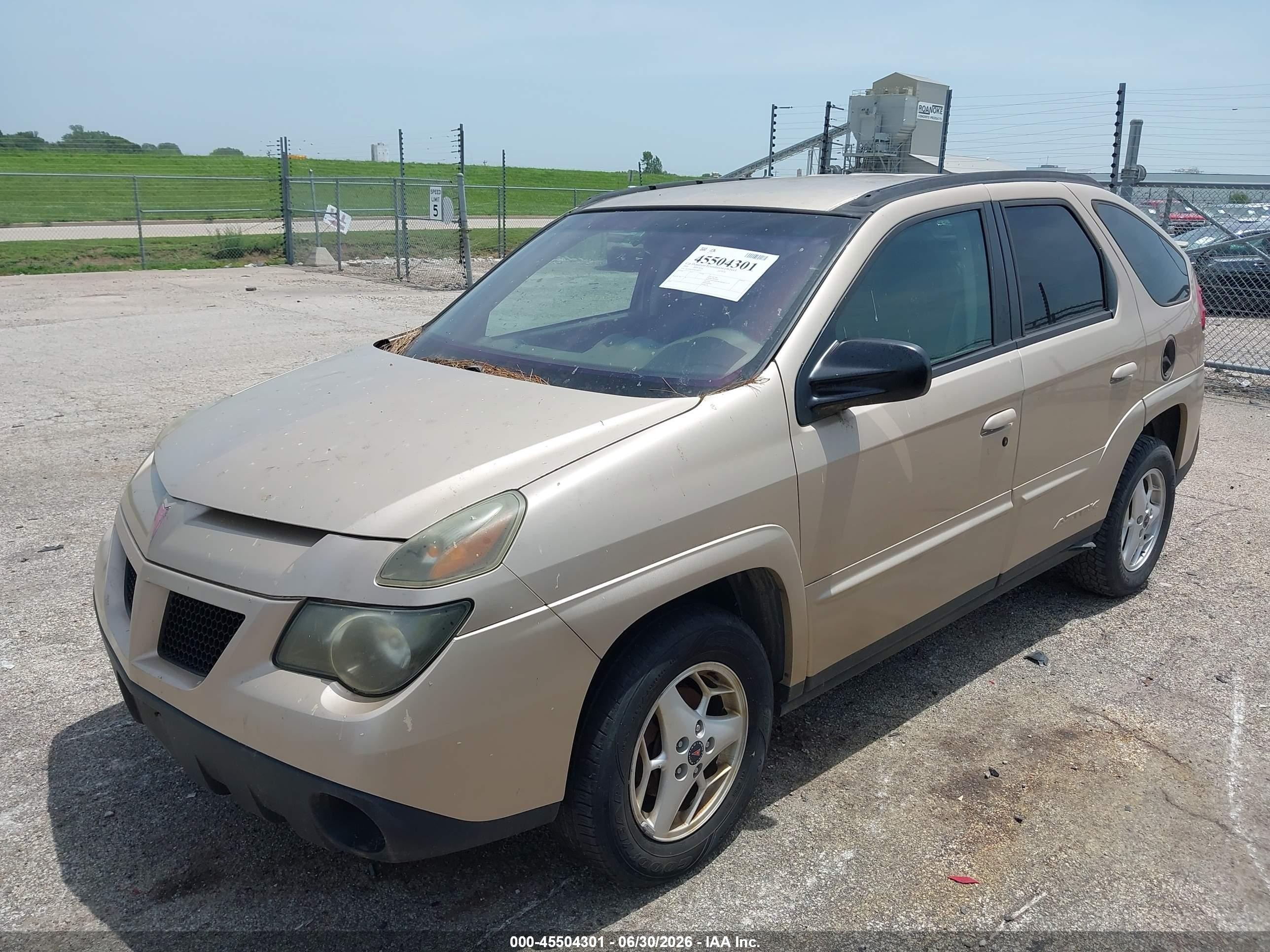 2004 Pontiac Aztek   Желто-коричневый vin: 3G7DA03E94S569531