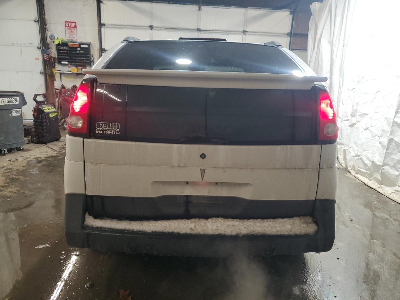 2003 Pontiac Aztek White vin: 3G7DA03EX3S577202