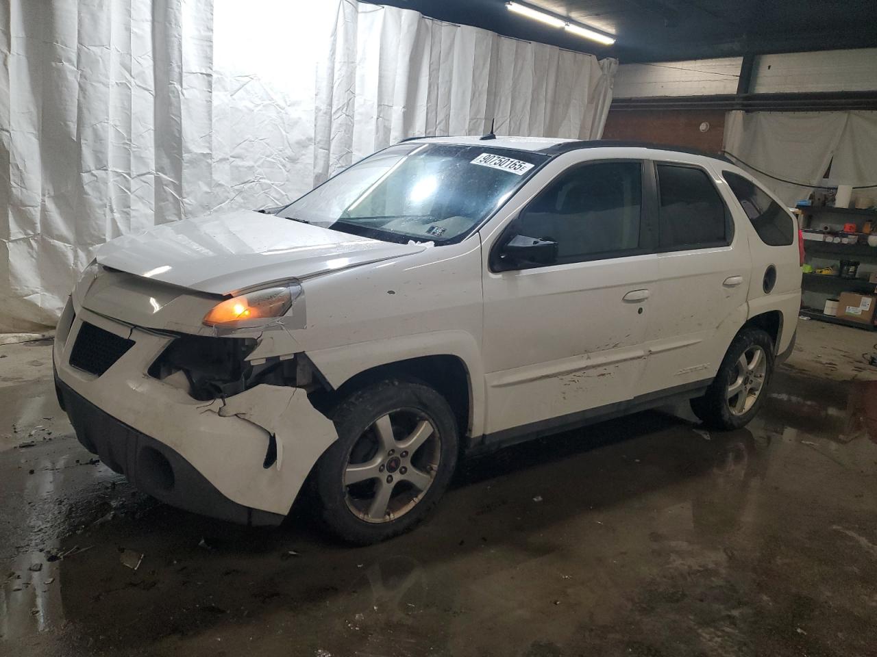2003 Pontiac Aztek White vin: 3G7DA03EX3S577202