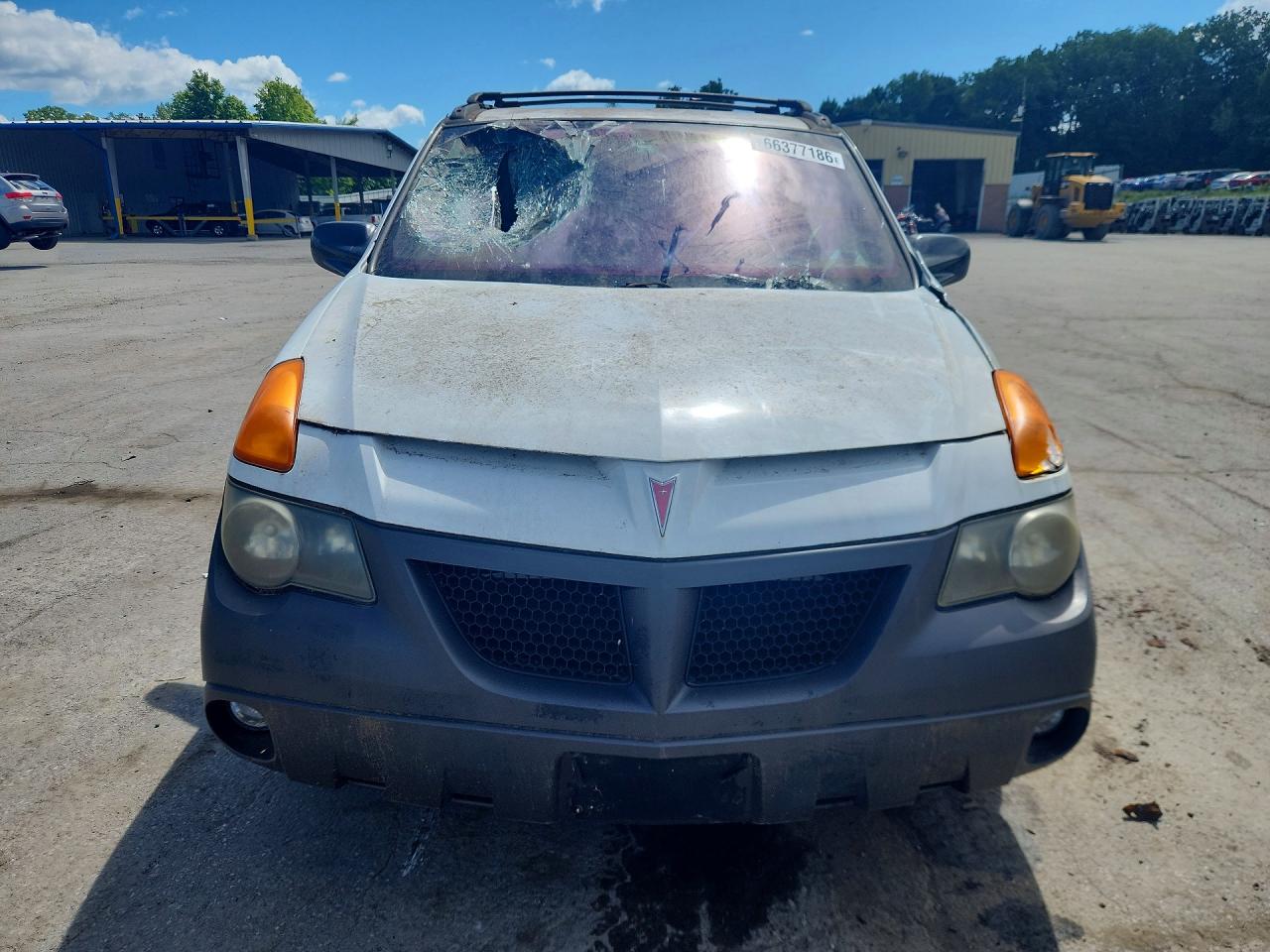 2001 Pontiac Aztek White vin: 3G7DB03E01S538645