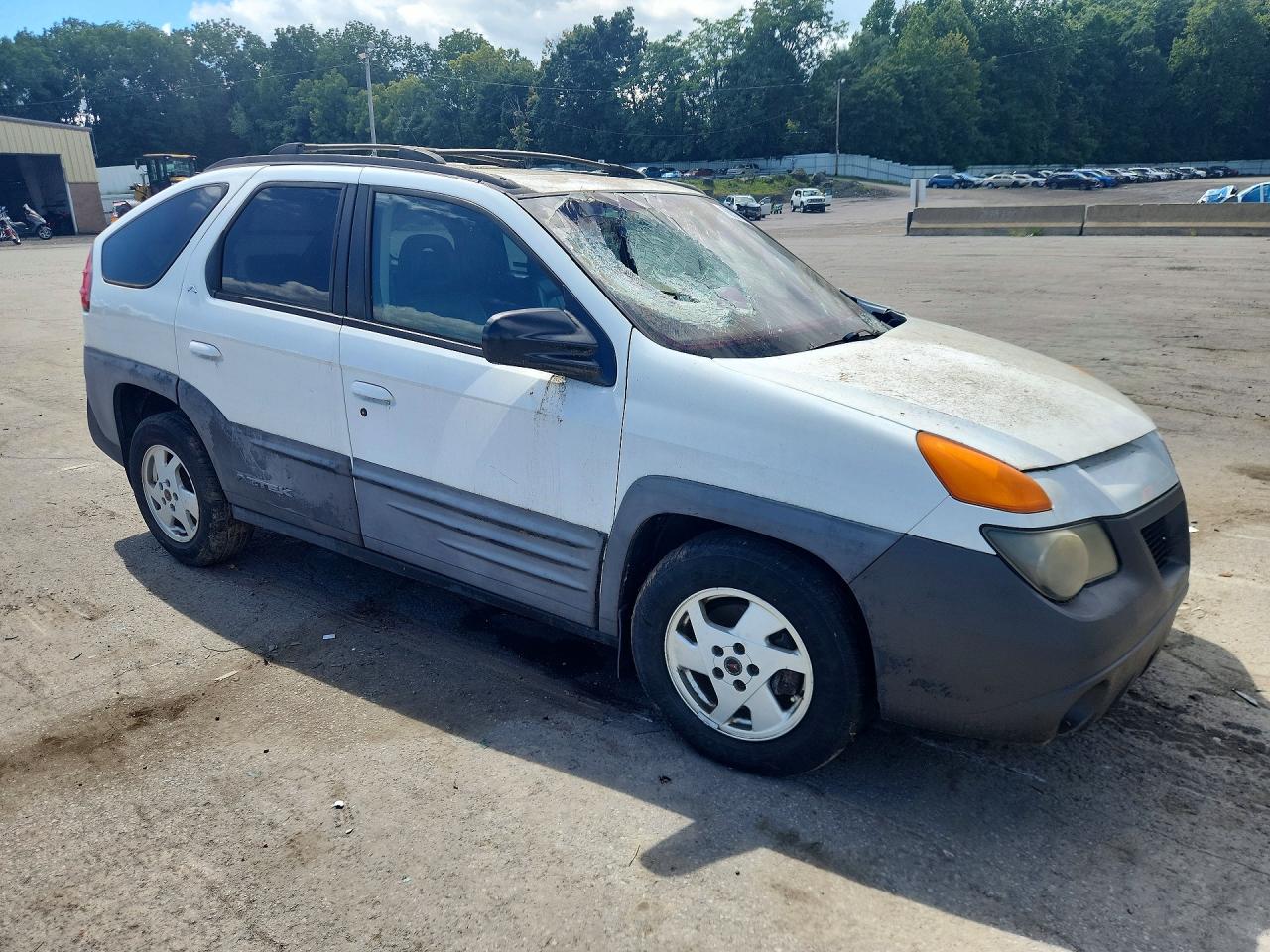 2001 Pontiac Aztek White vin: 3G7DB03E01S538645