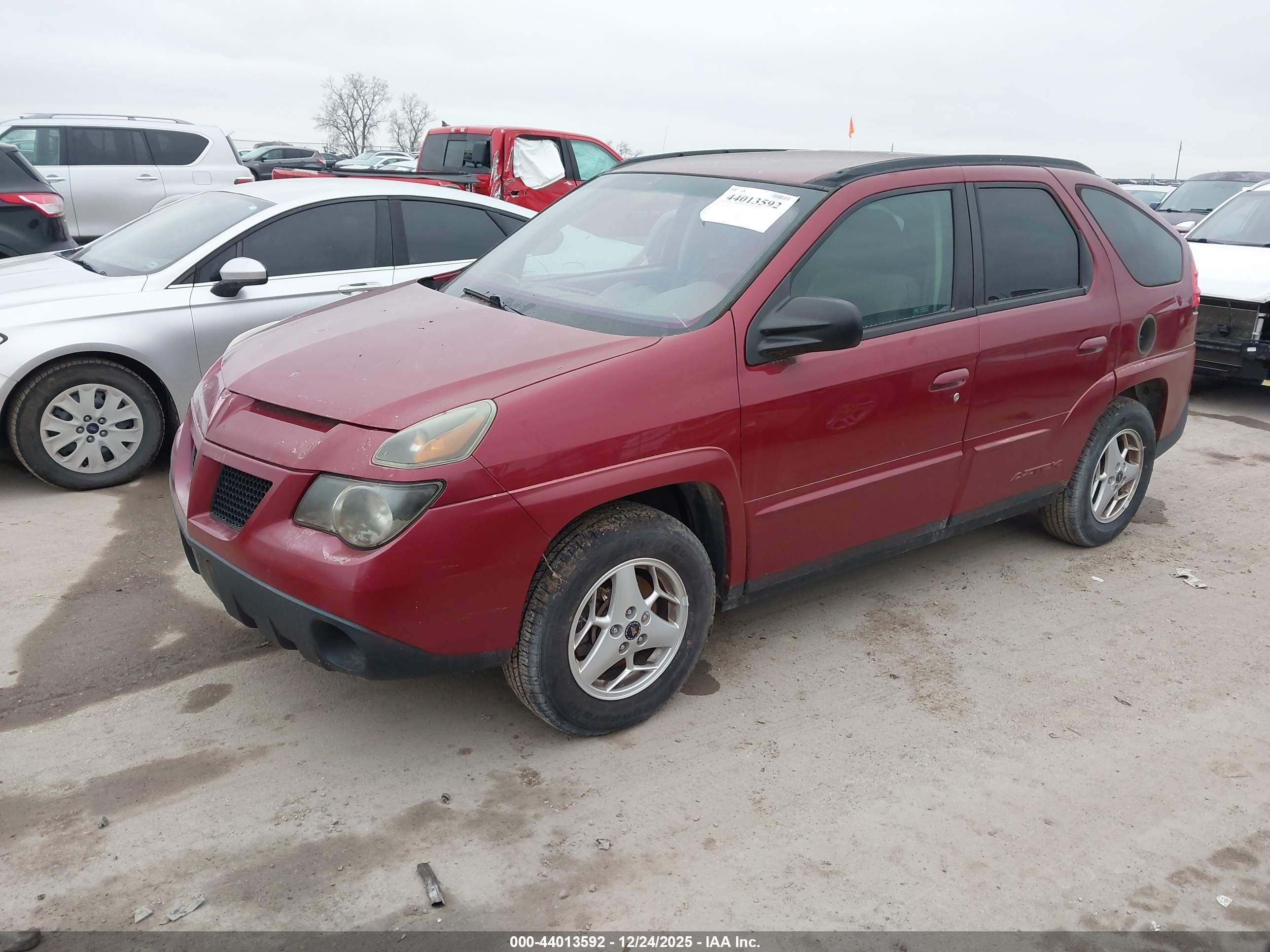 2005 Pontiac Aztek   Red vin: 3G7DB03E15S520404