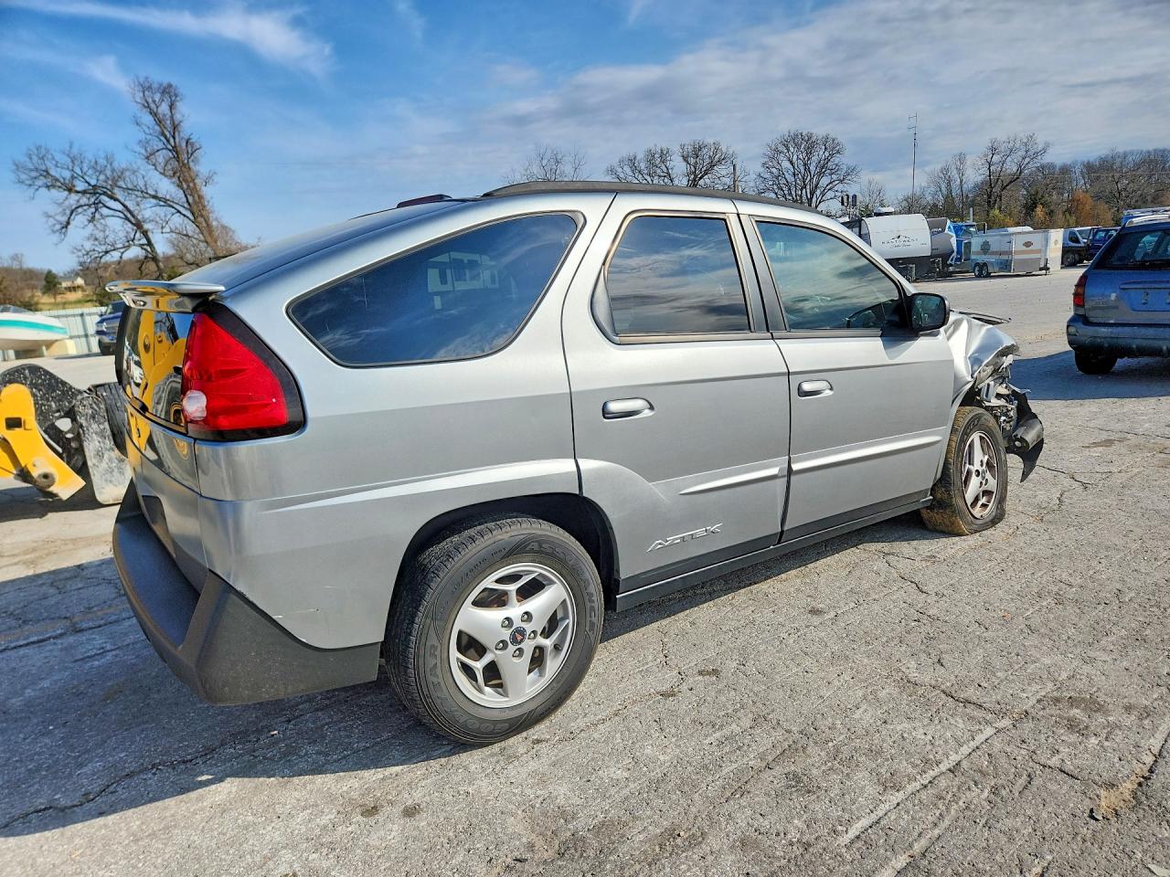 2004 Pontiac Aztek Silver vin: 3G7DB03E74S593033