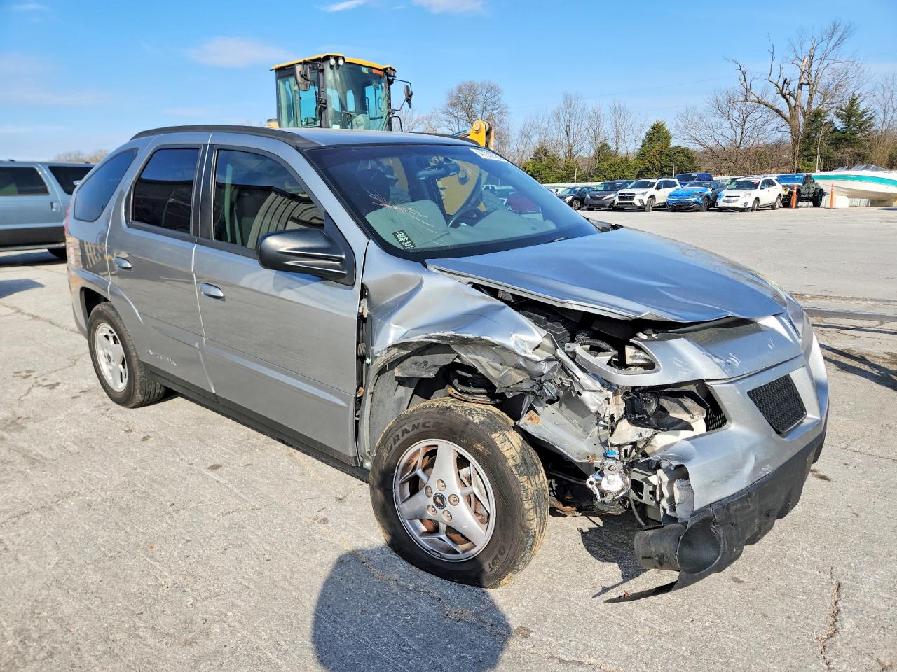 2004 Pontiac Aztek Silver vin: 3G7DB03E74S593033
