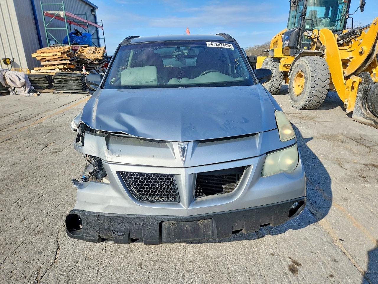 2004 Pontiac Aztek Silver vin: 3G7DB03E74S593033