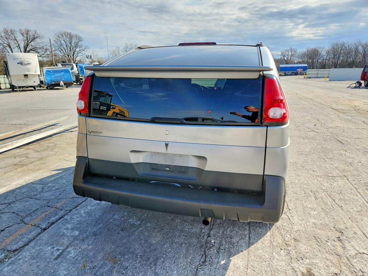 2004 Pontiac Aztek Silver vin: 3G7DB03E74S593033