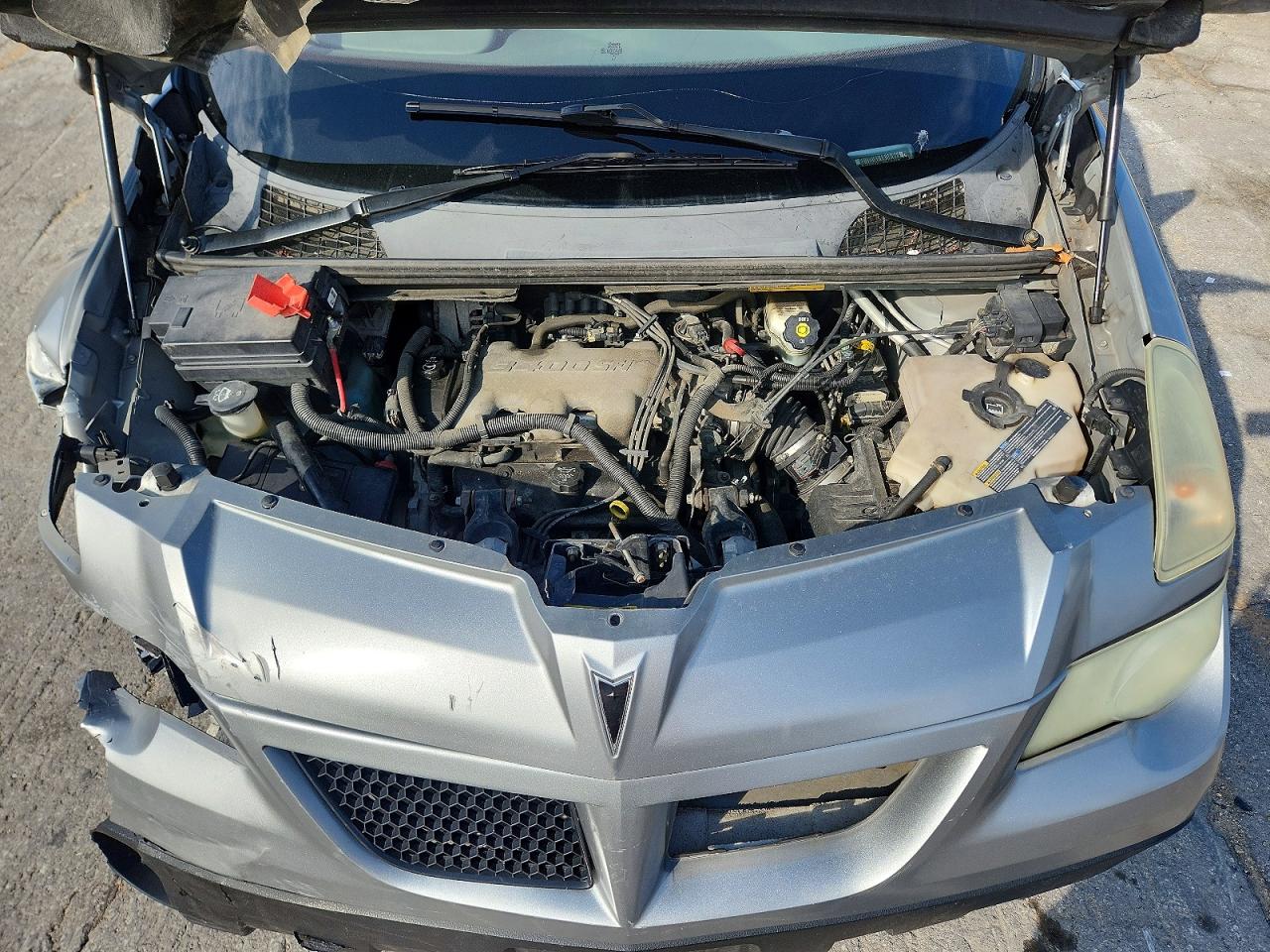 2004 Pontiac Aztek Silver vin: 3G7DB03E74S593033