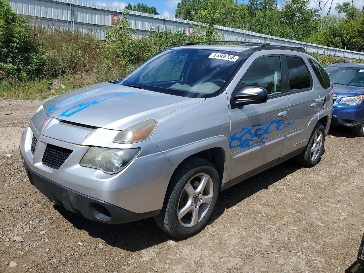 2005 Pontiac Aztek Серый vin: 3G7DB03E75S532119