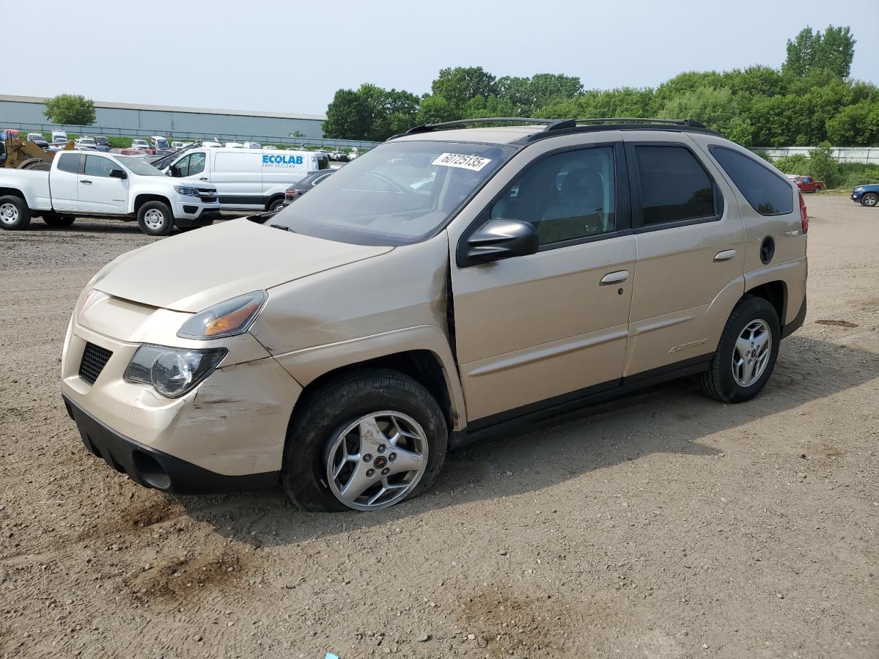 2003 Pontiac Aztek    Gold vin: 3G7DB03EX3S543998