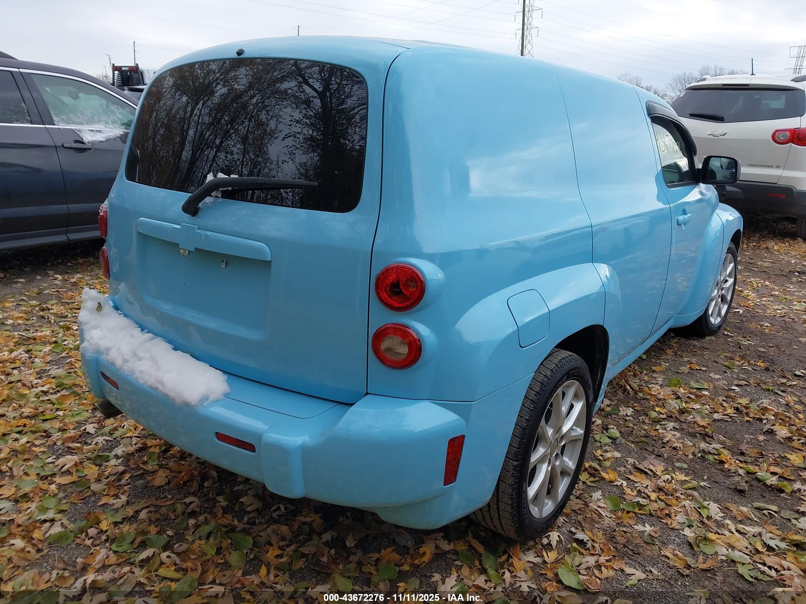 2011 Chevrolet Hhr Panel Ls Blue vin: 3GCAAAFW8BS639113
