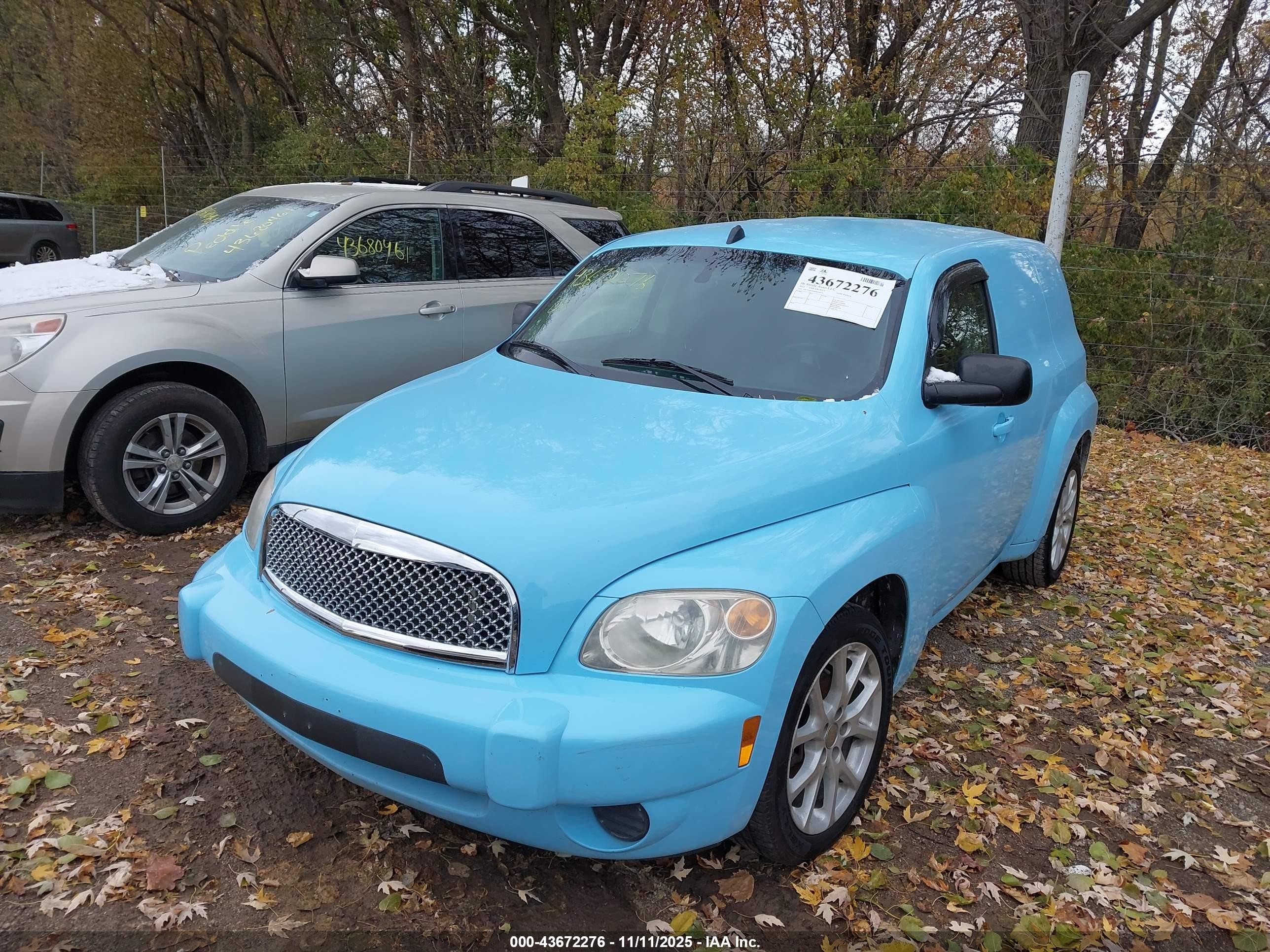 2011 Chevrolet Hhr Panel Ls Blue vin: 3GCAAAFW8BS639113
