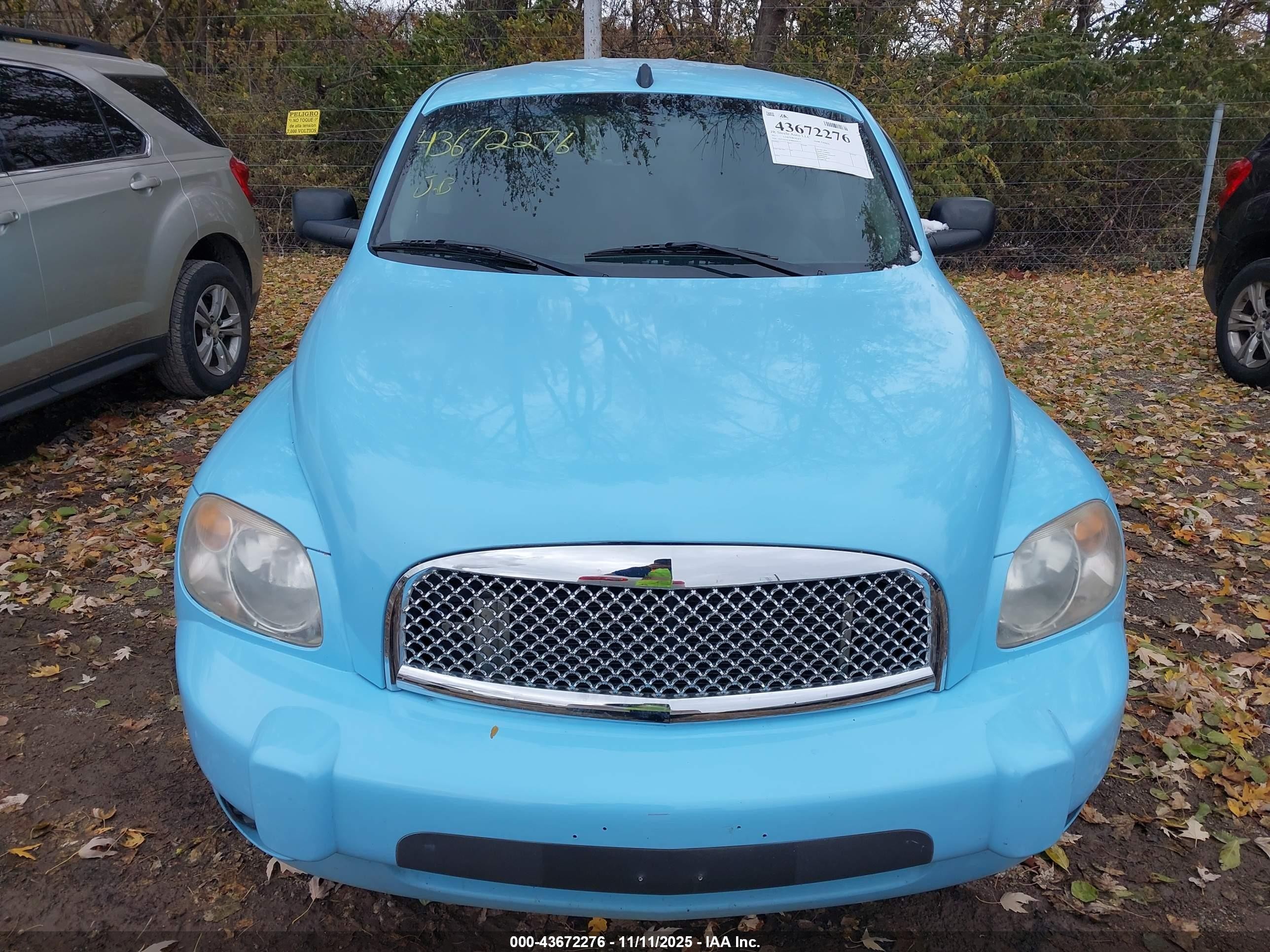 2011 Chevrolet Hhr Panel Ls Blue vin: 3GCAAAFW8BS639113