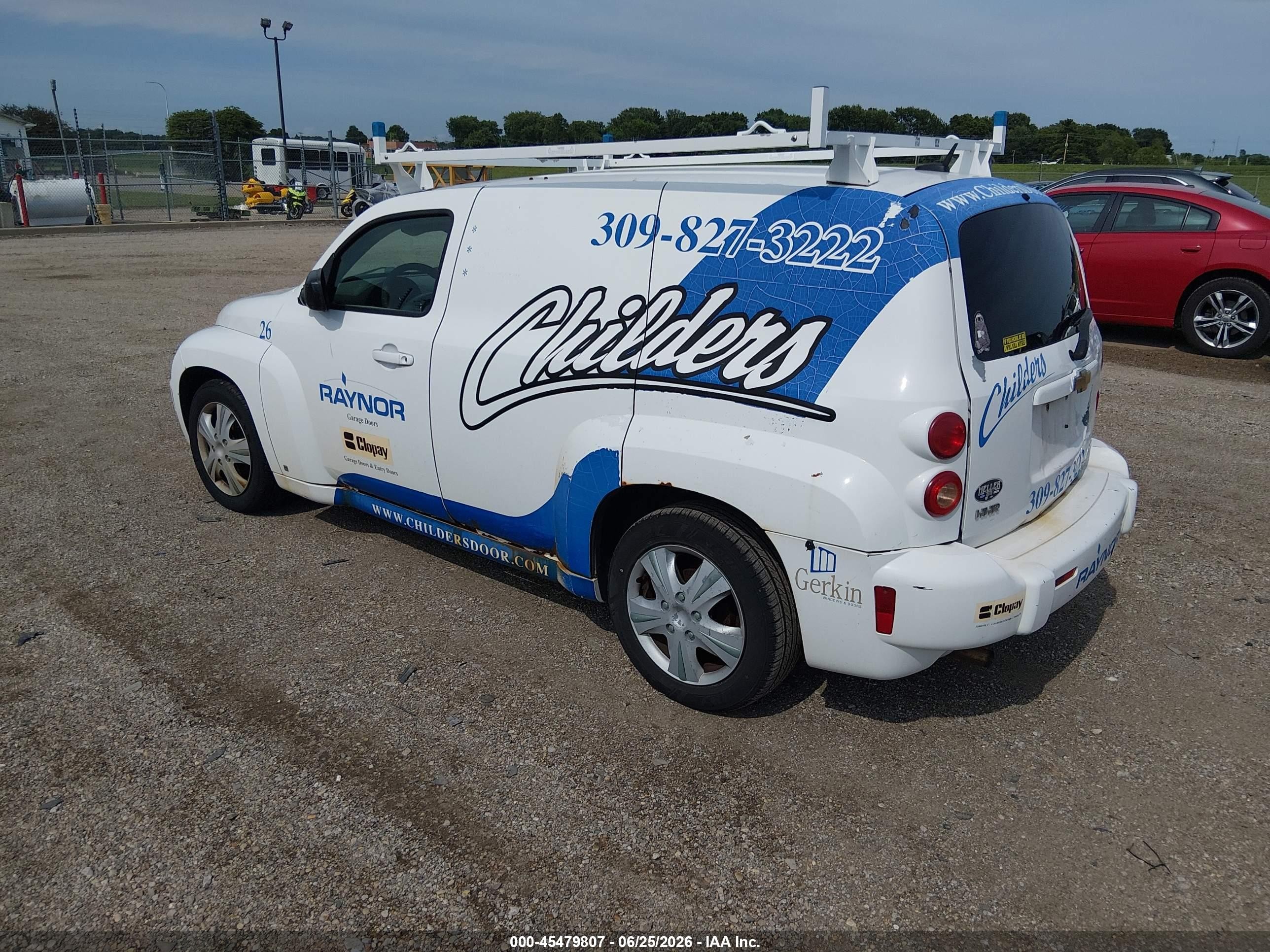 2009 Chevrolet Hhr Panel Lt White vin: 3GCCA05B59S603231