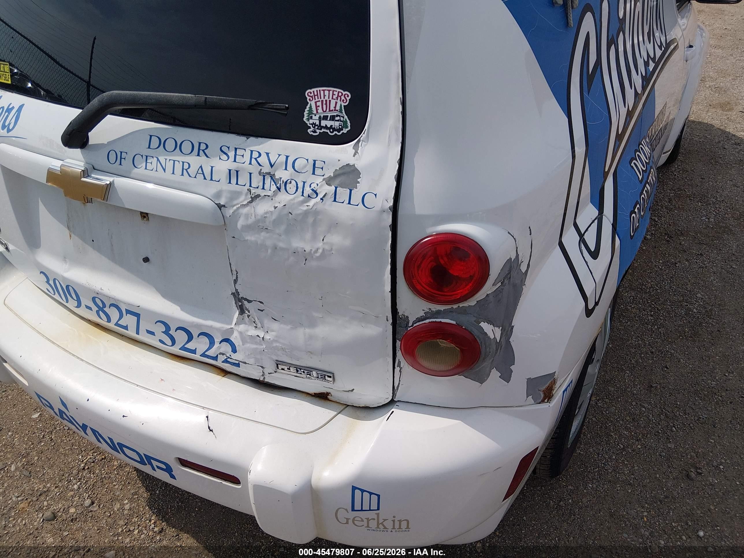 2009 Chevrolet Hhr Panel Lt White vin: 3GCCA05B59S603231