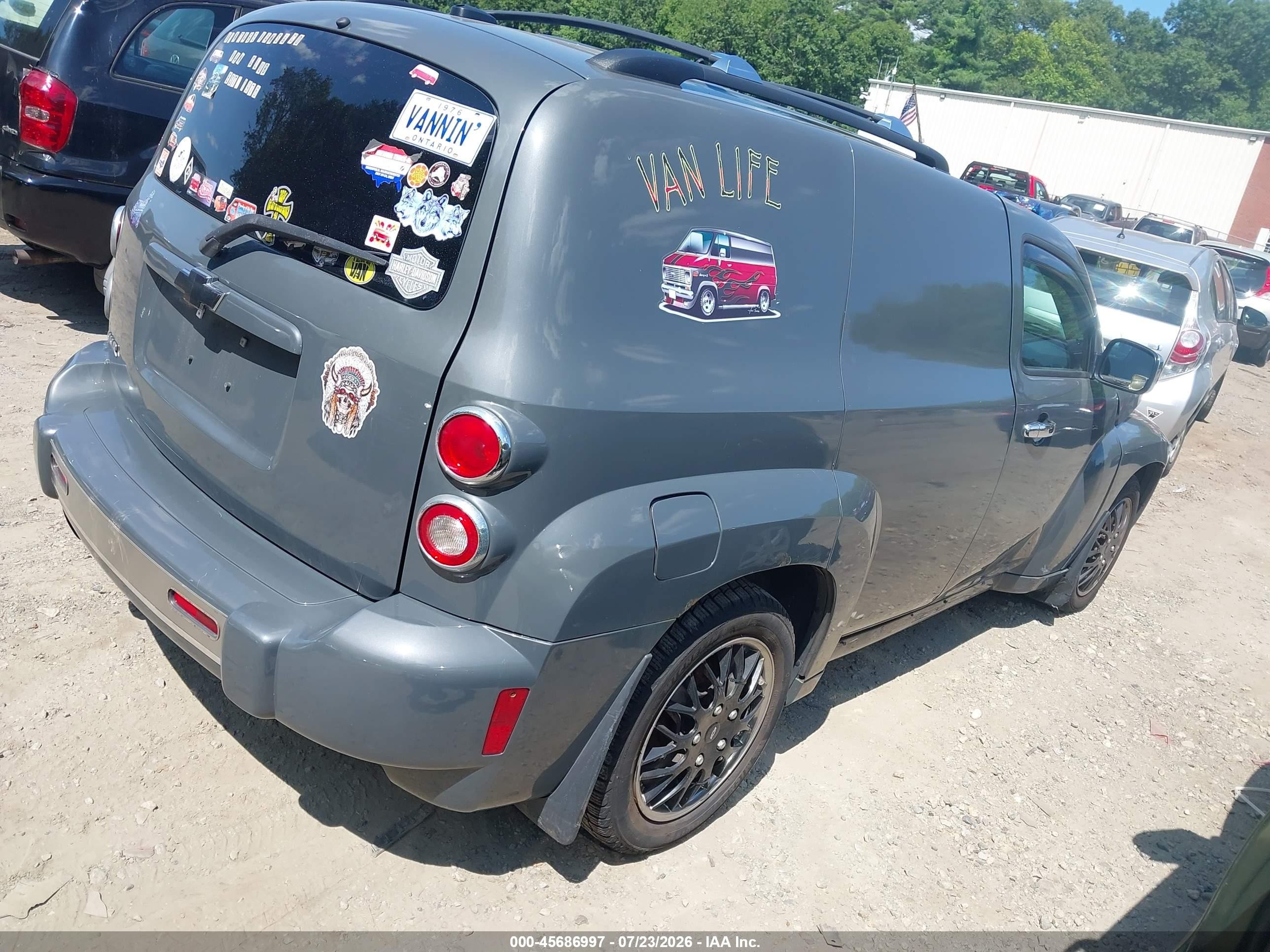 2008 Chevrolet Hhr Panel Lt Gray vin: 3GCCA05PX8S663080