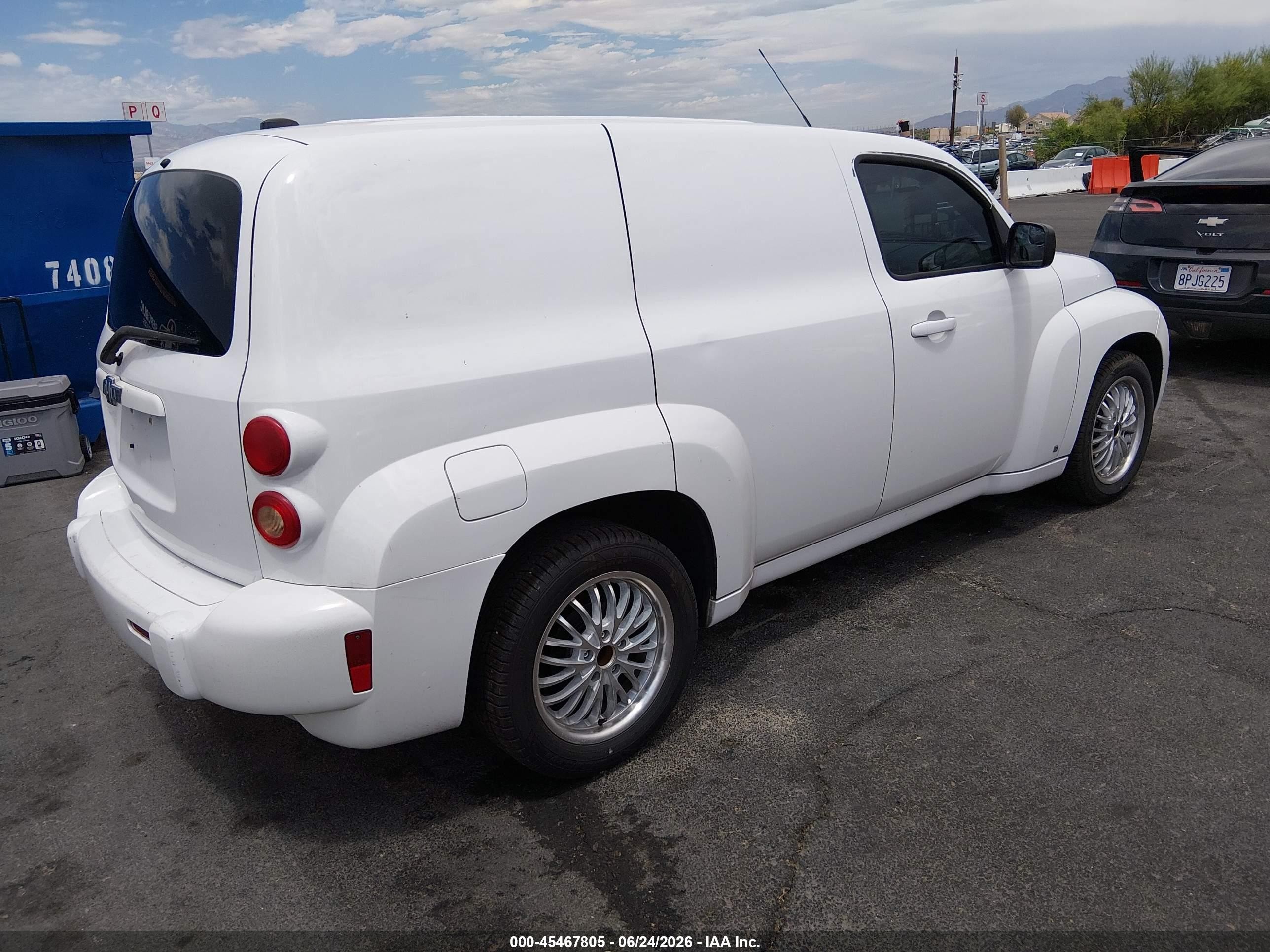 2009 Chevrolet Hhr Panel Ls White vin: 3GCCA85B49S557082