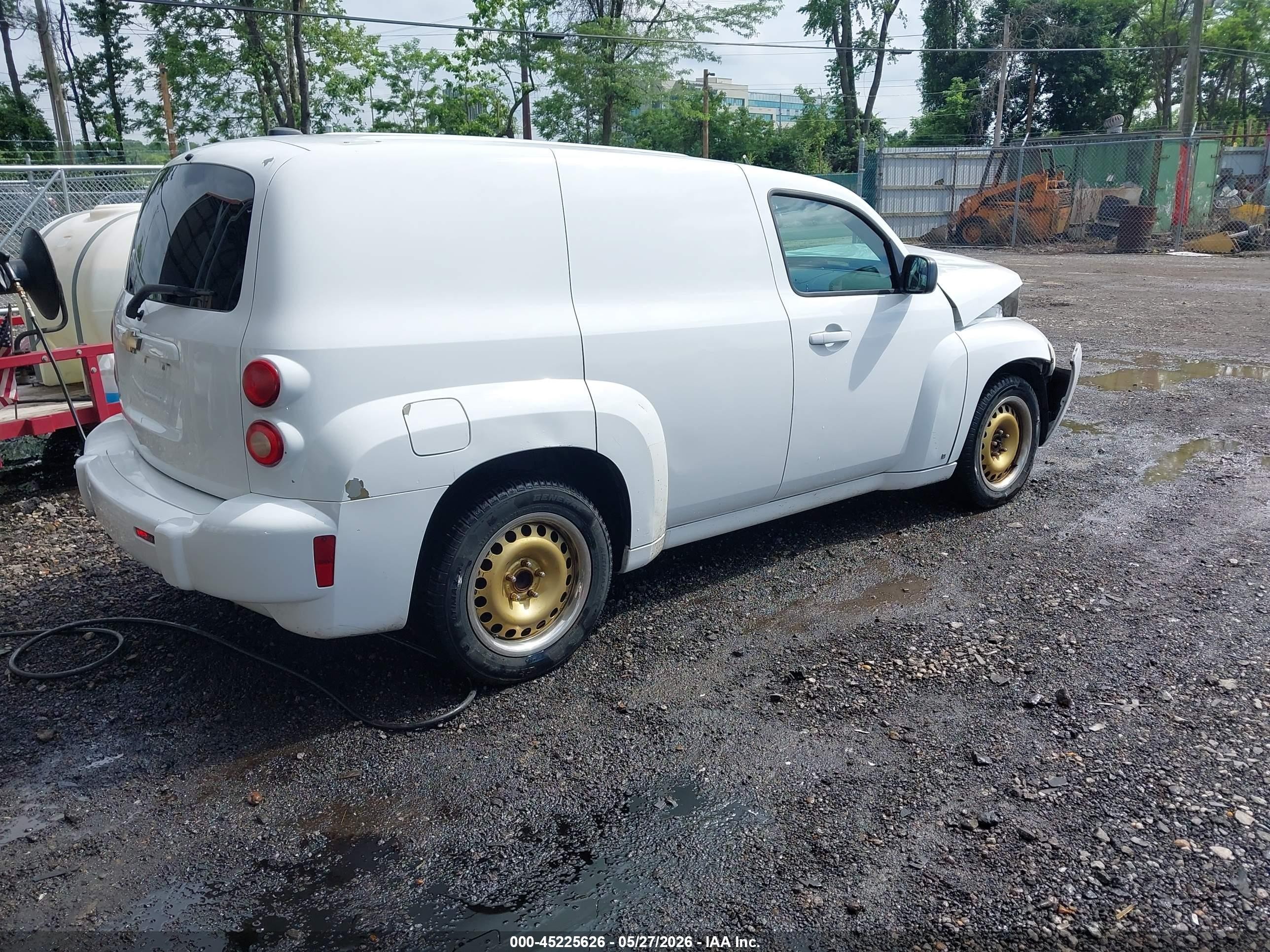 2009 Chevrolet Hhr Panel Ls White vin: 3GCCA85B59S612851