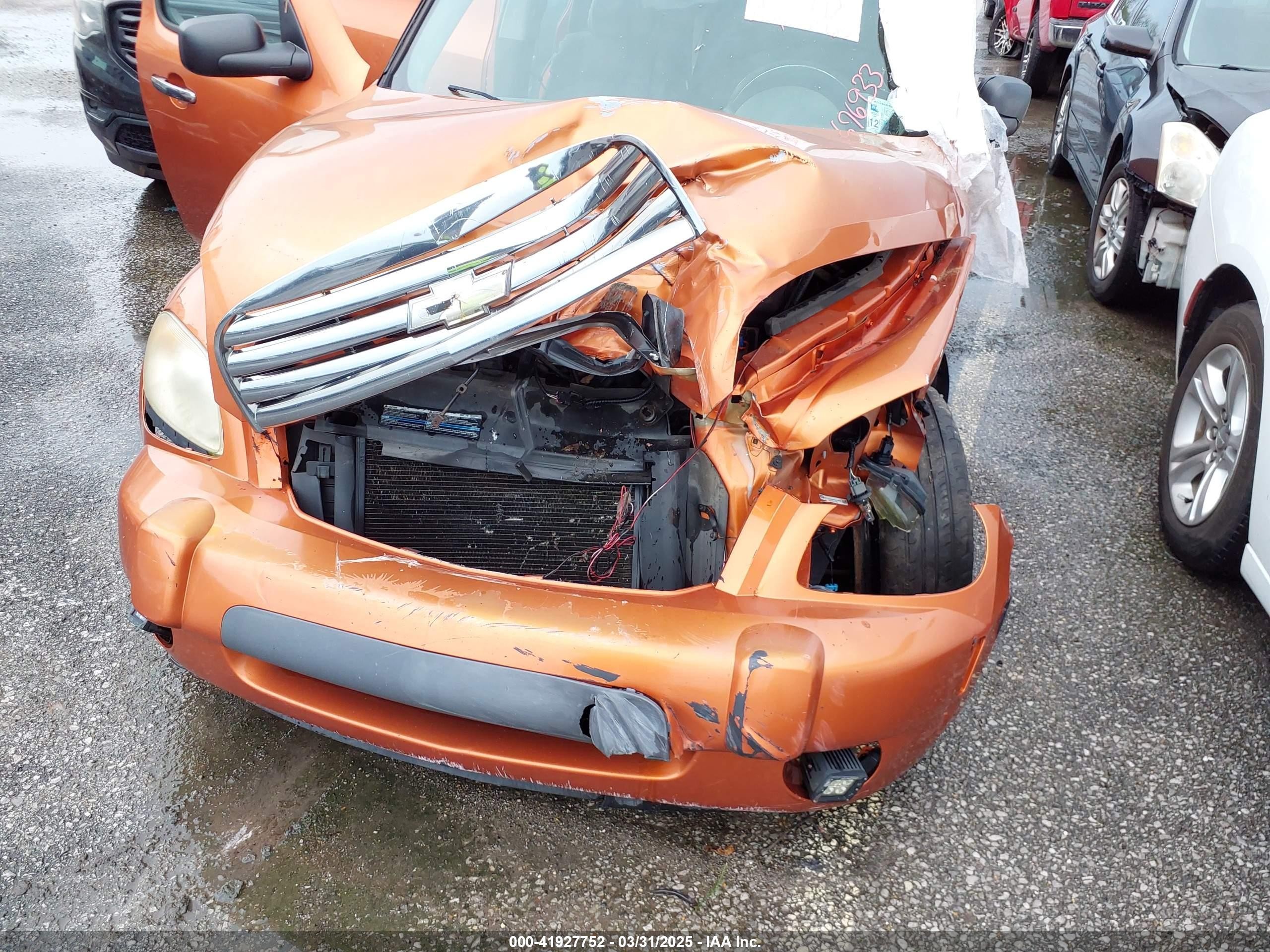 2008 Chevrolet Hhr Panel Ls Orange vin: 3GCCA85D88S676933