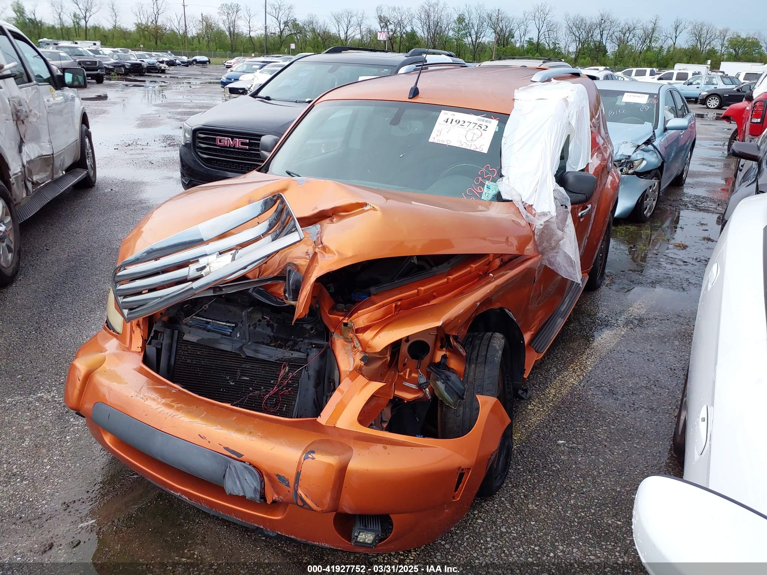 2008 Chevrolet Hhr Panel Ls Orange vin: 3GCCA85D88S676933