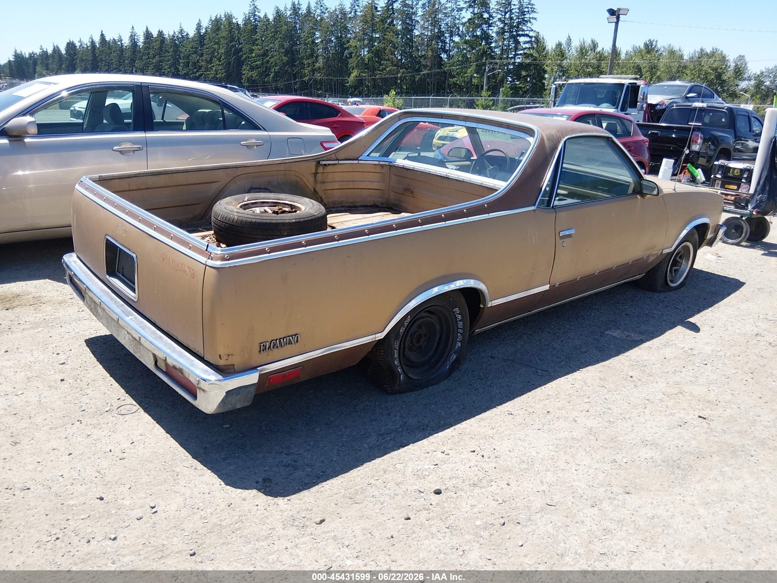 1987 Chevrolet El Camino   Желто-коричневый vin: 3GCCW80H0HS904645