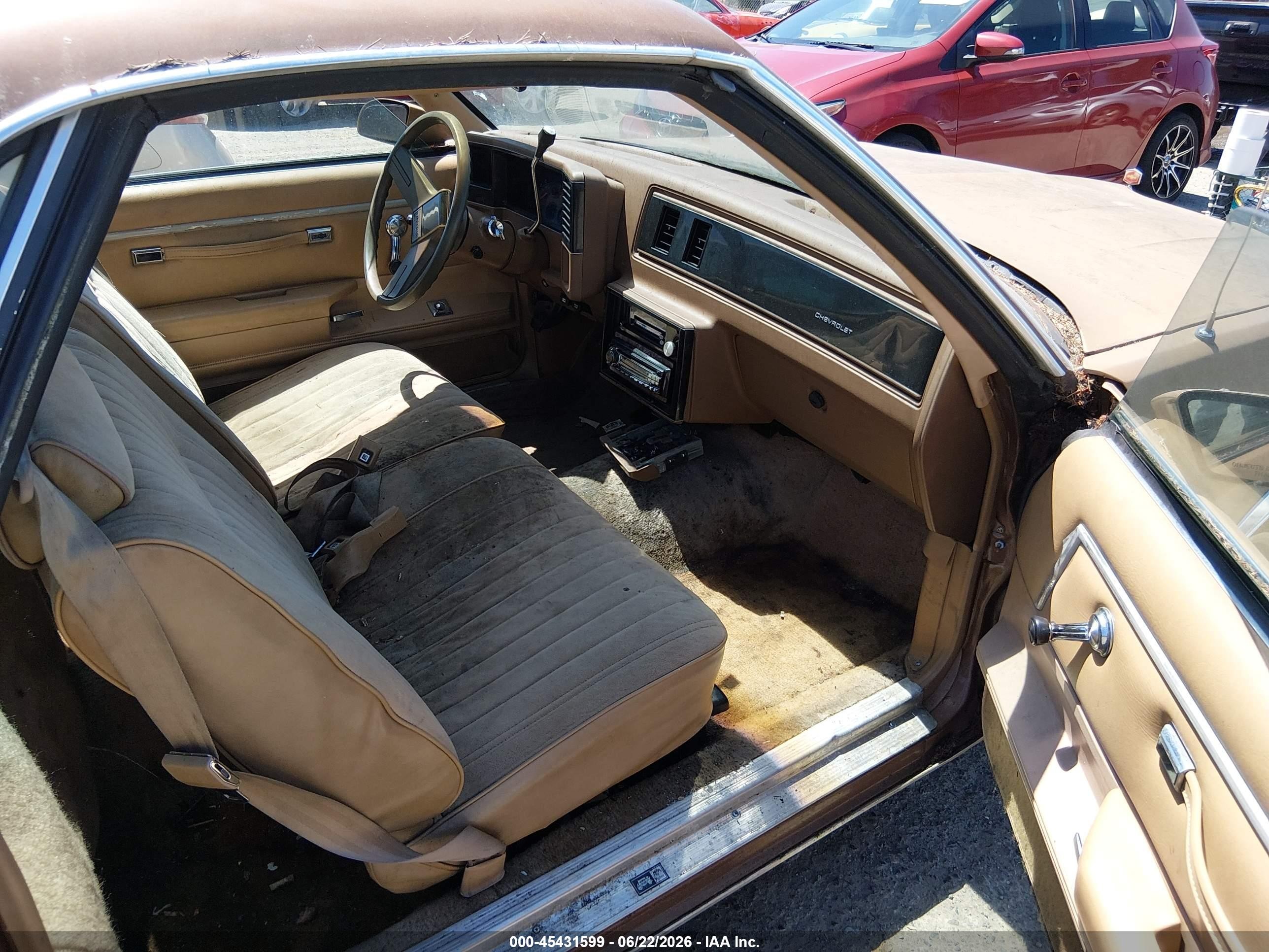 1987 Chevrolet El Camino   Желто-коричневый vin: 3GCCW80H0HS904645