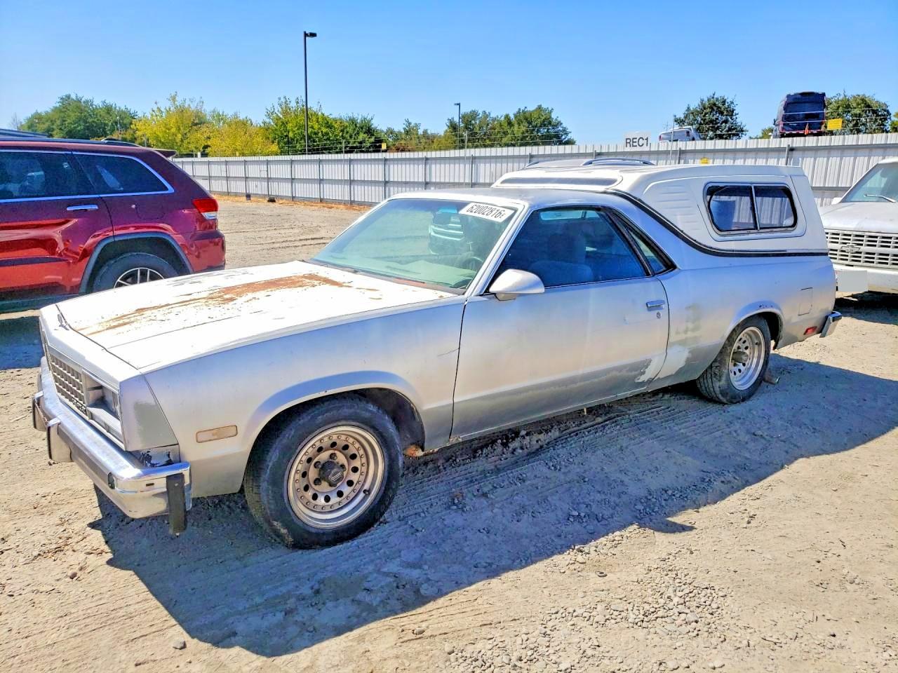 1986 Chev El Camino Серебряный vin: 3GCCW80H1GS905155