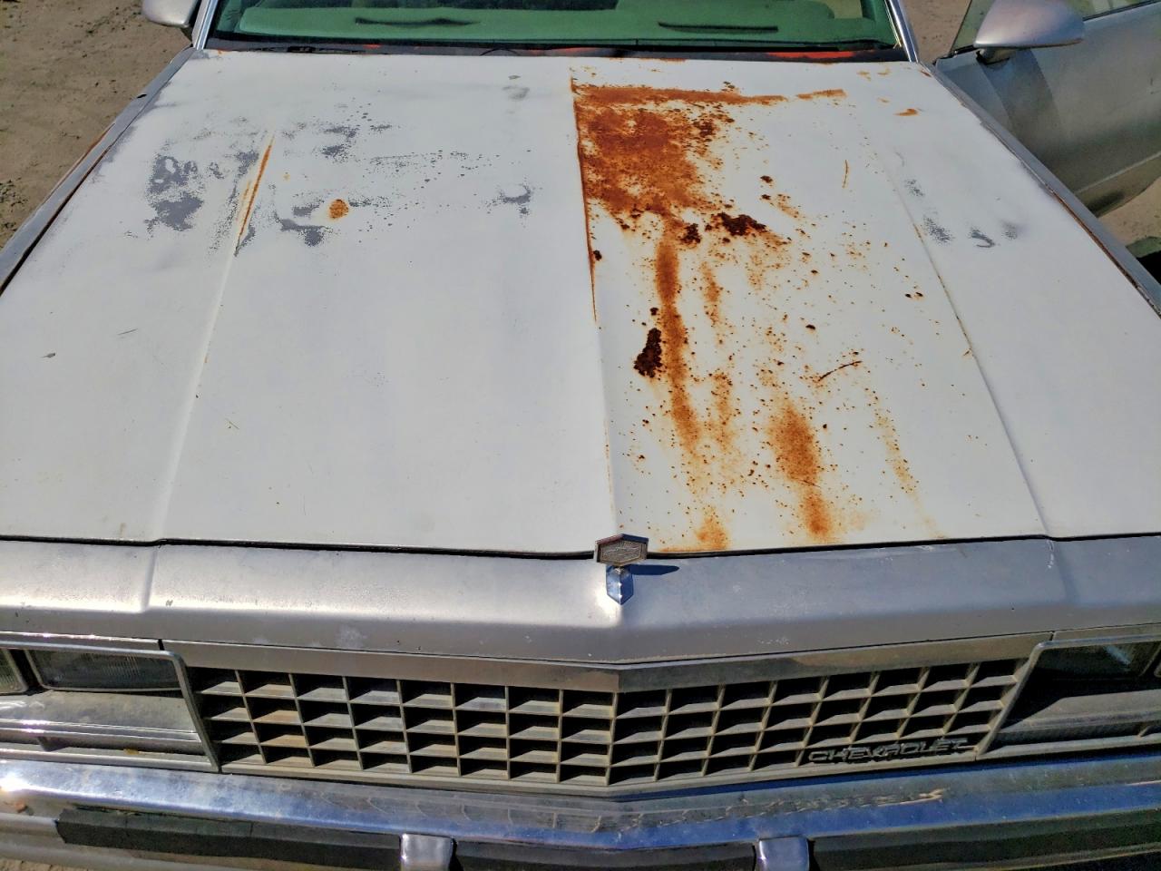 1986 Chev El Camino Серебряный vin: 3GCCW80H1GS905155