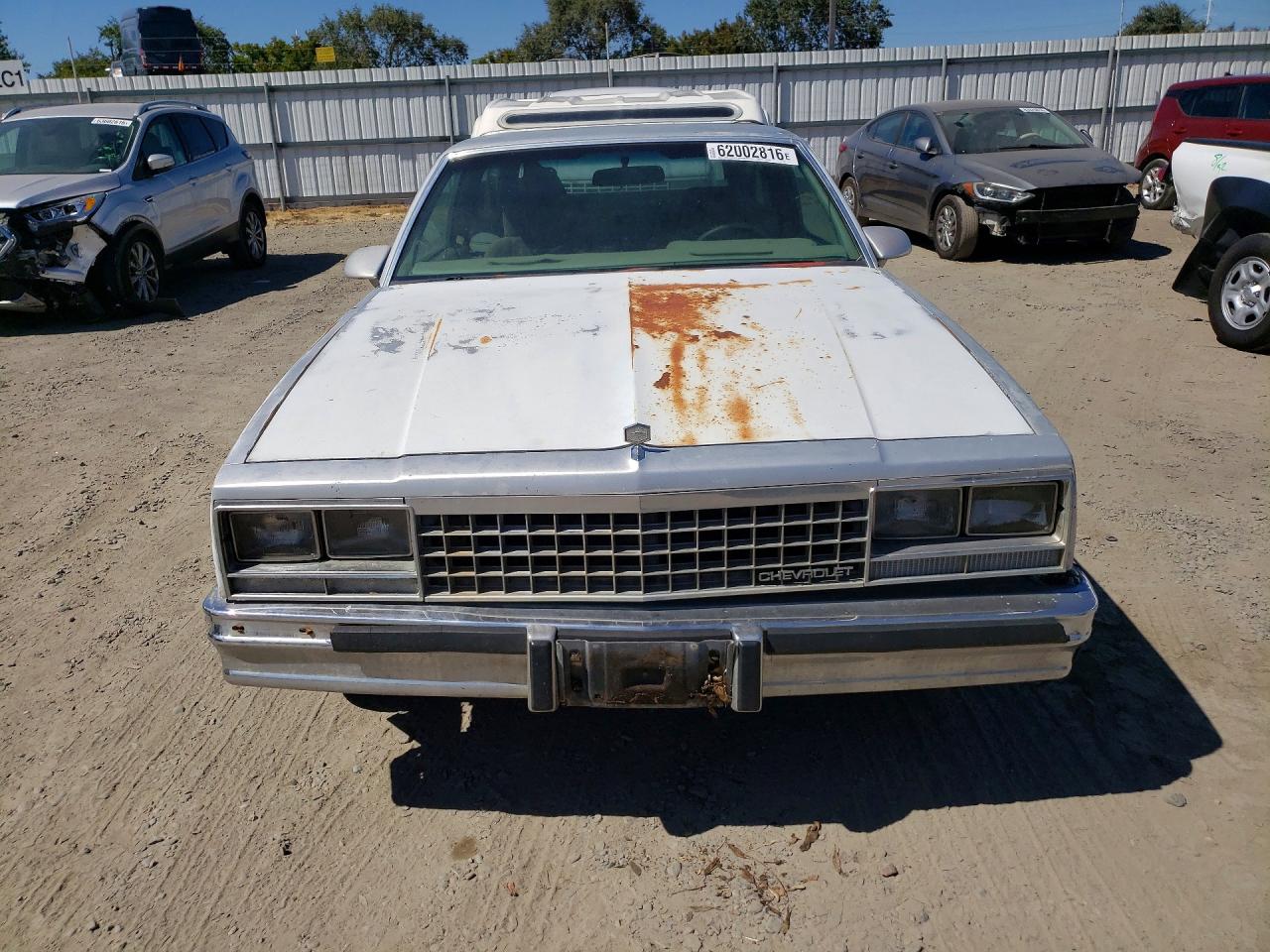 1986 Chev El Camino Серебряный vin: 3GCCW80H1GS905155