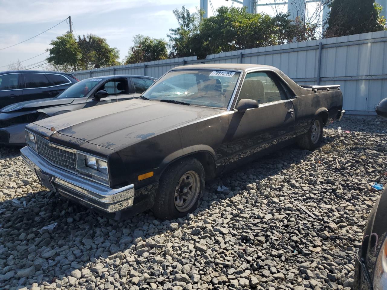 1986 Chevrolet El Camino Black vin: 3GCCW80H5GS905188