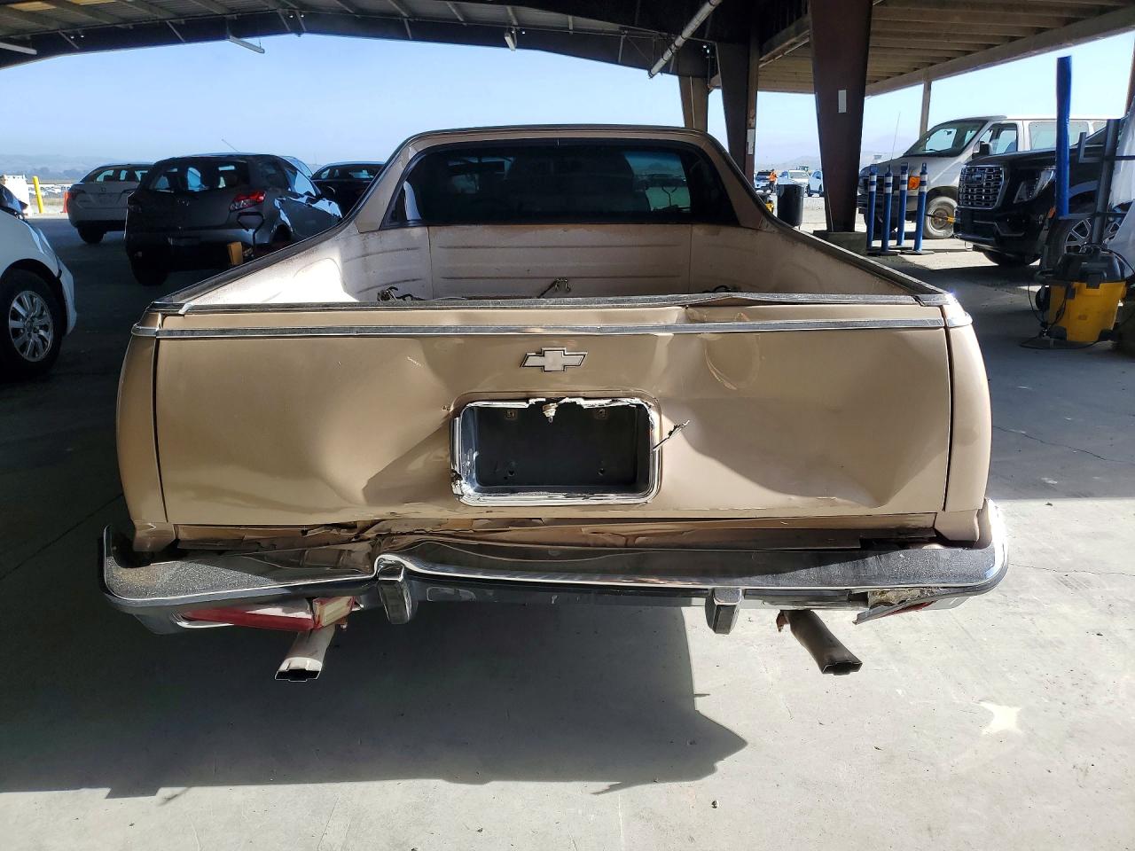 1985 Chevrolet El Camino Tan vin: 3GCCW80H9FS907489