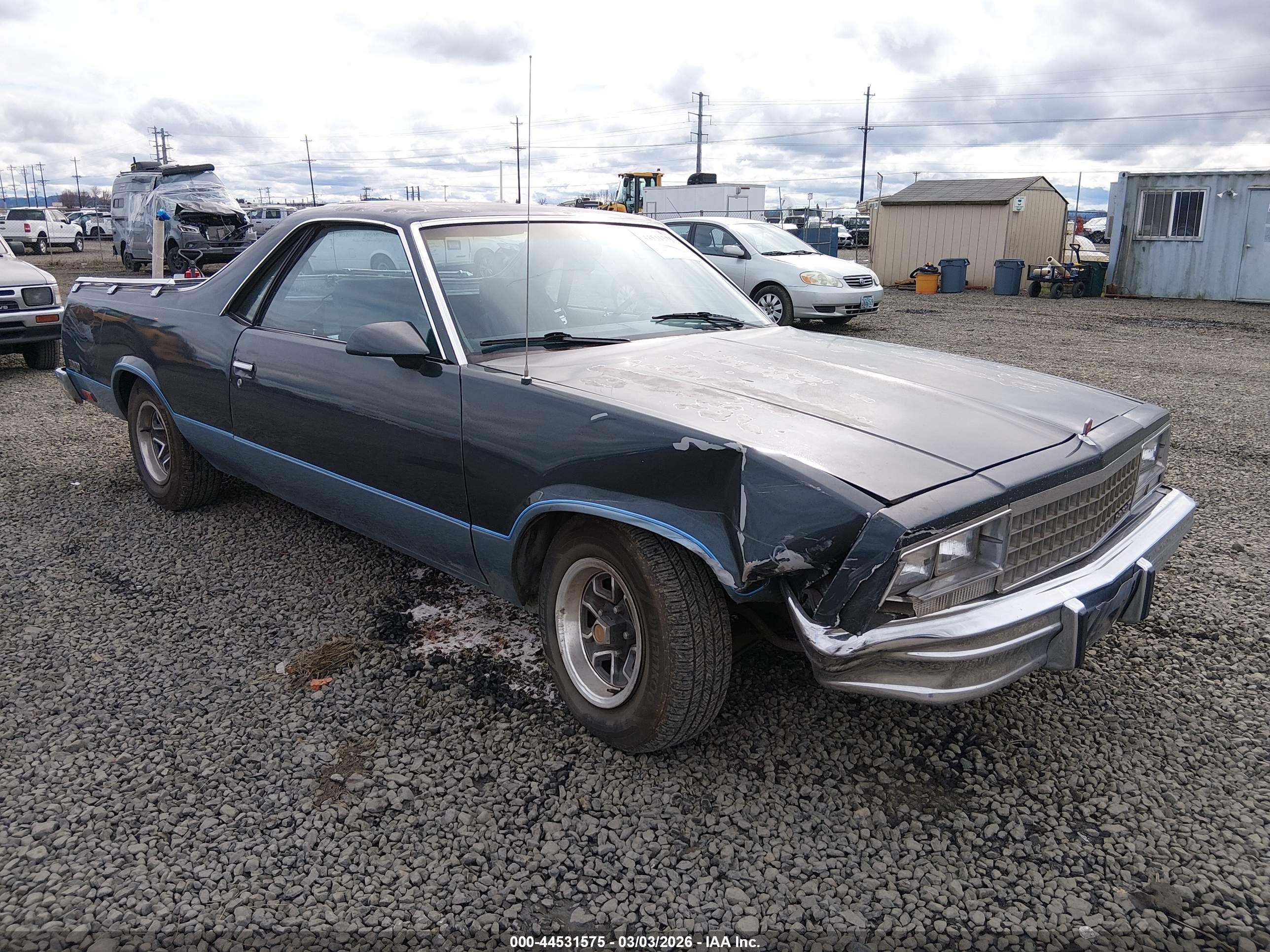 1986 Chevrolet El Camino   Gray vin: 3GCCW80HXGS901878