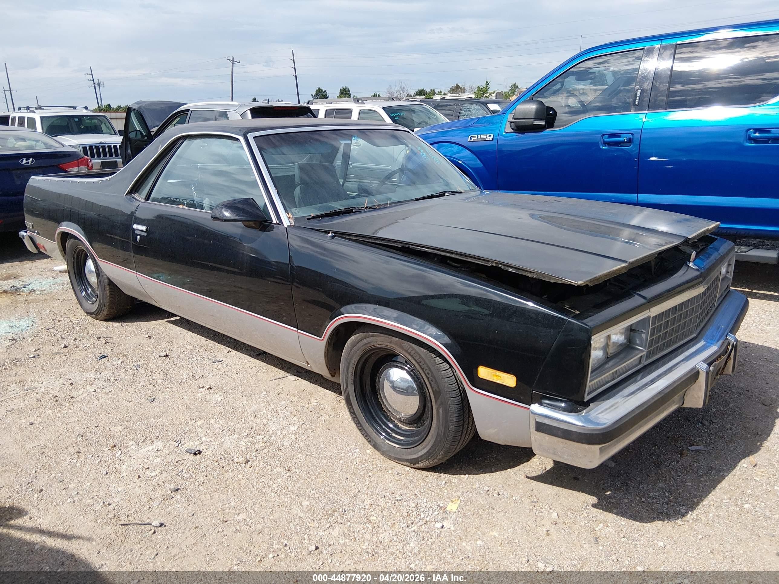 1986 Chevrolet El Camino   Черный vin: 3GCCW80HXGS907910