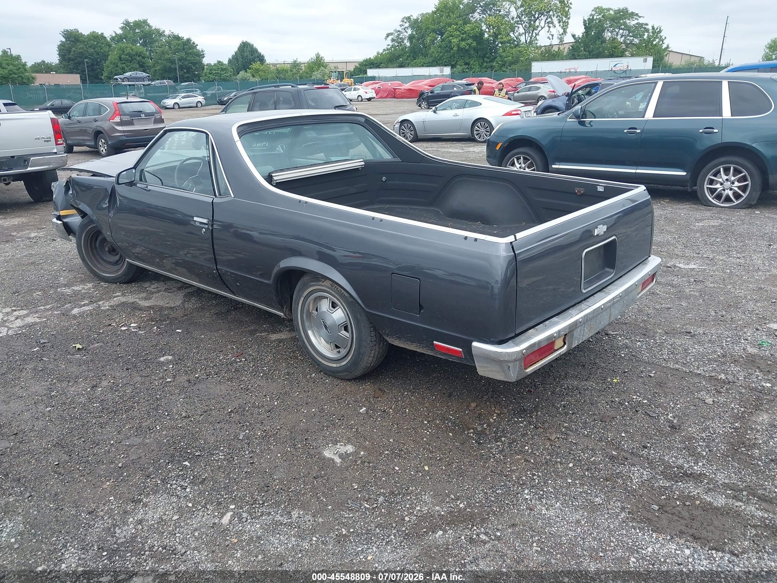 1986 Chevrolet El Camino   Серый vin: 3GCCW80Z5GS918841