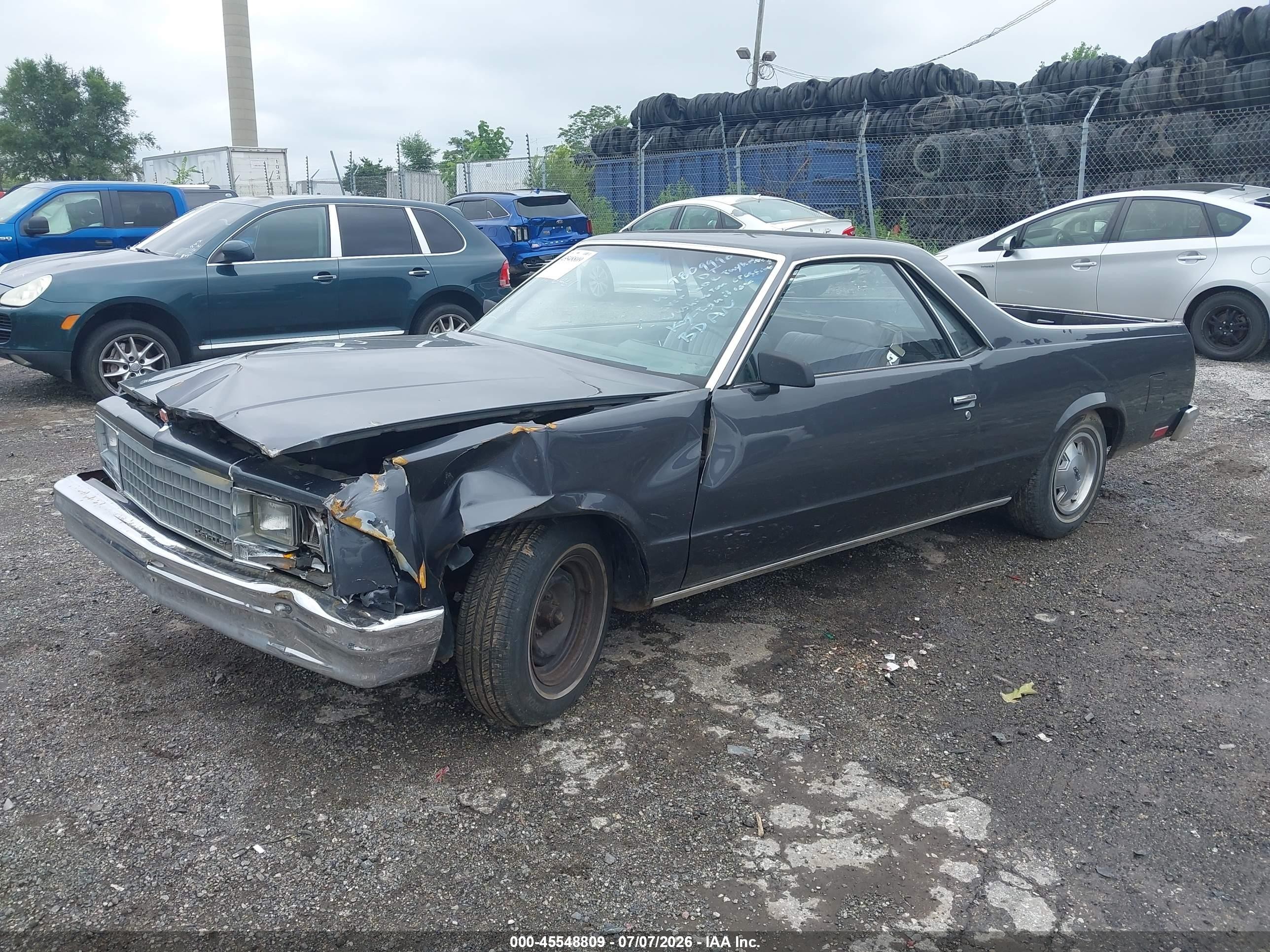 1986 Chevrolet El Camino   Серый vin: 3GCCW80Z5GS918841