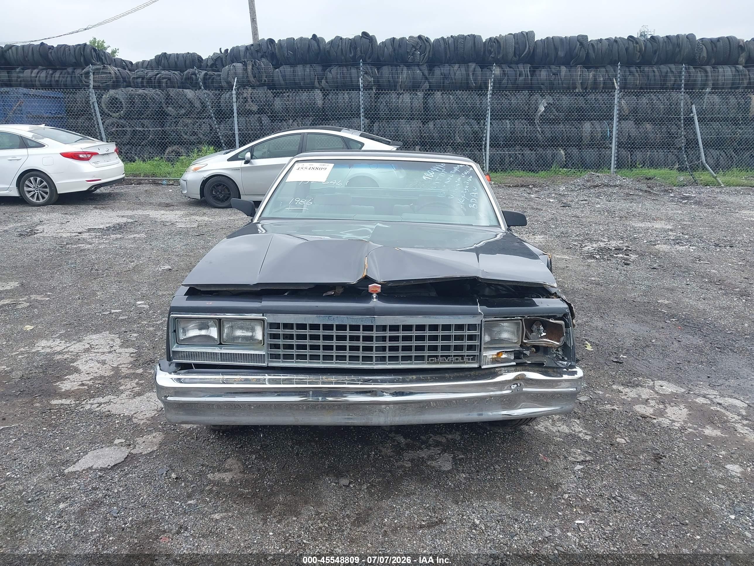 1986 Chevrolet El Camino   Серый vin: 3GCCW80Z5GS918841