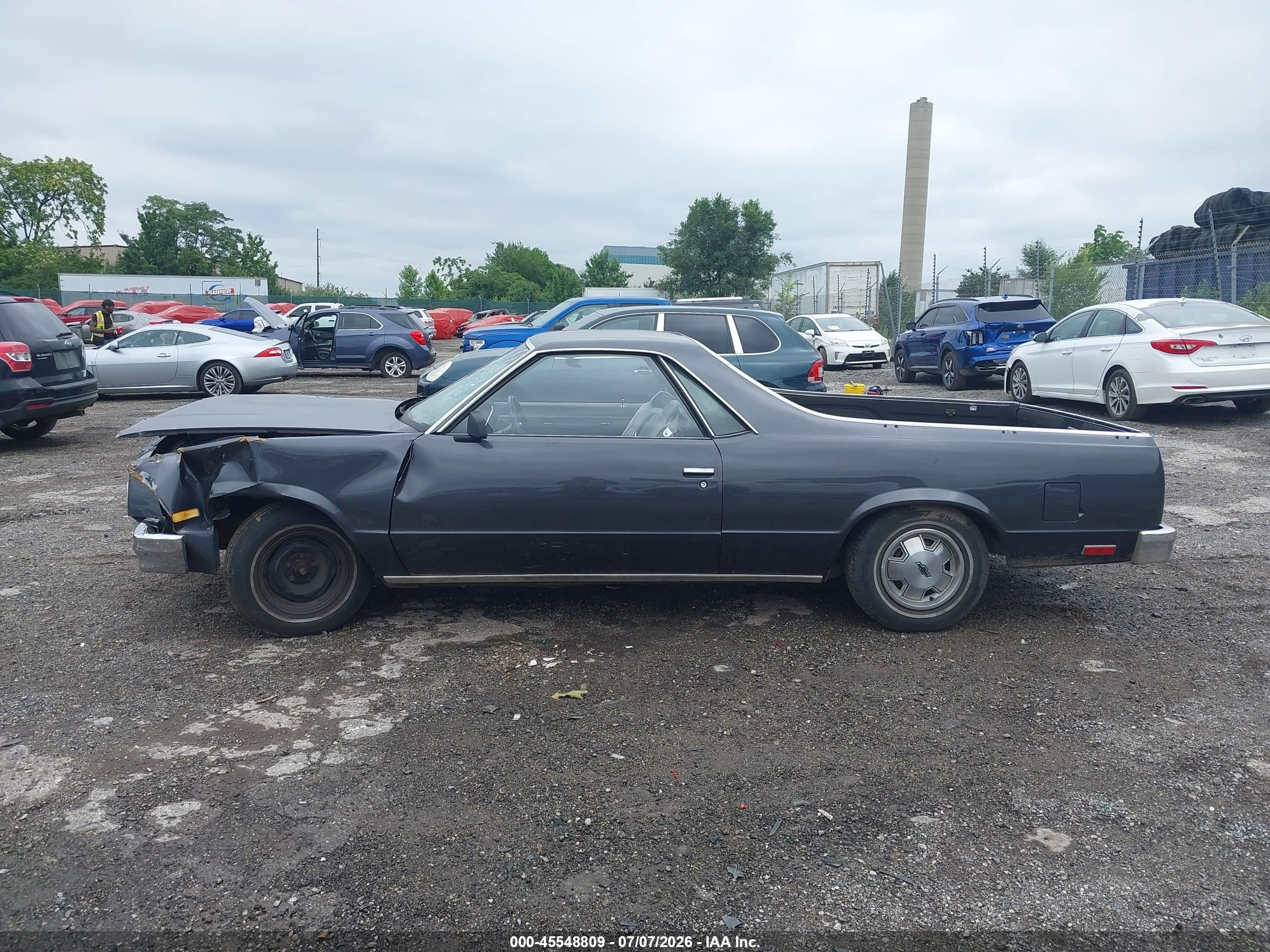 1986 Chevrolet El Camino   Серый vin: 3GCCW80Z5GS918841