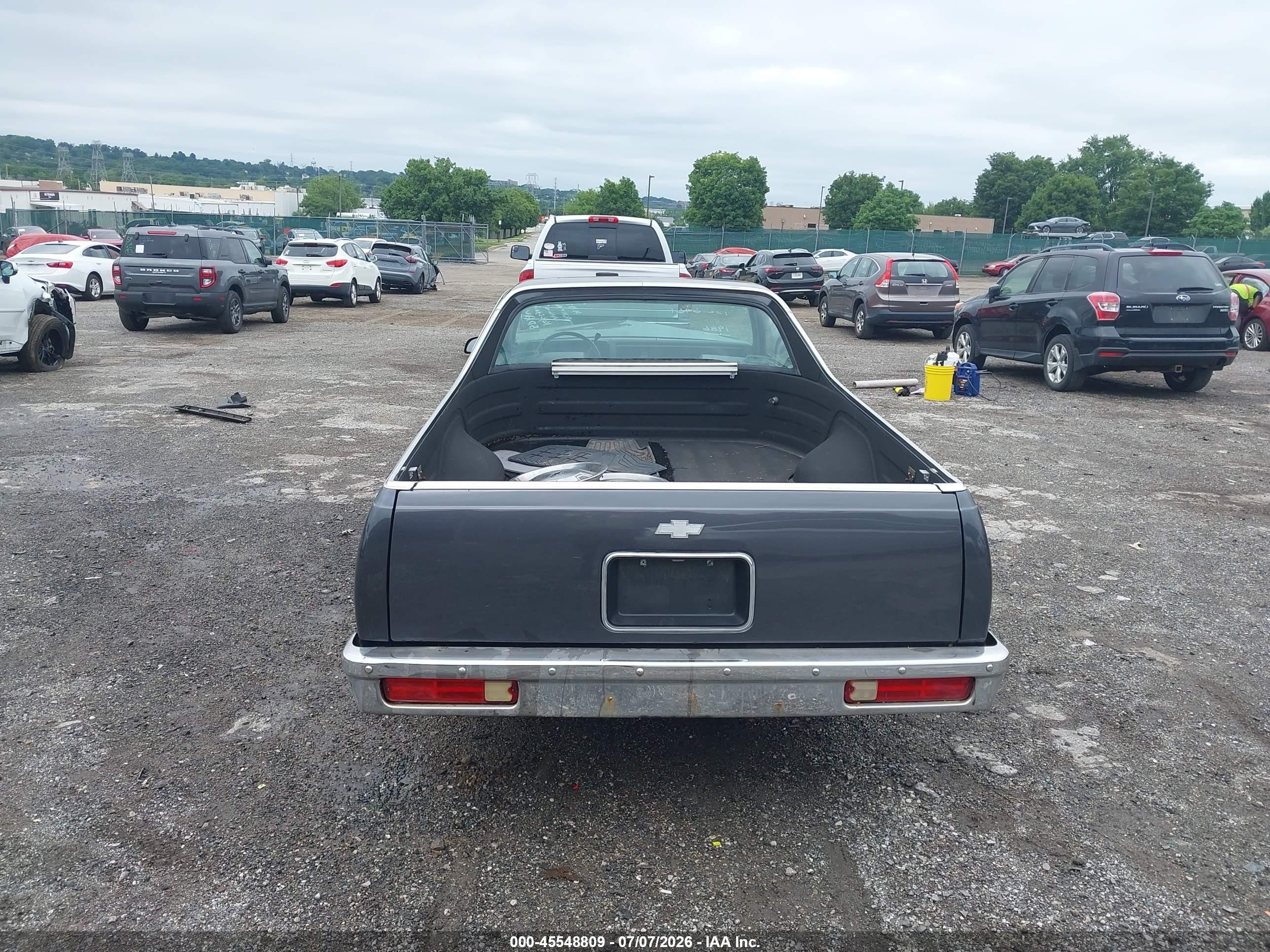 1986 Chevrolet El Camino   Серый vin: 3GCCW80Z5GS918841
