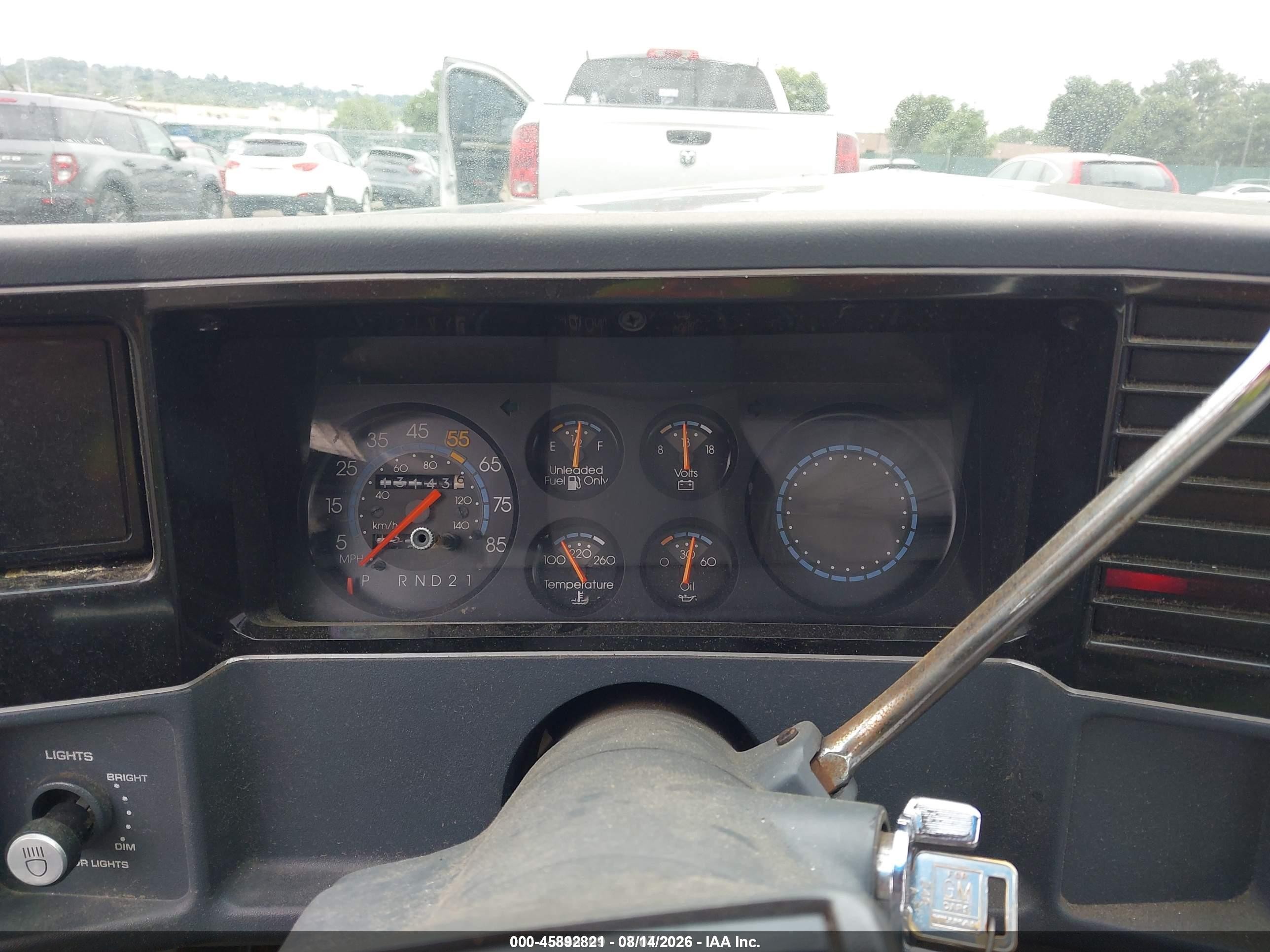 1986 Chevrolet El Camino Серый vin: 3GCCW80Z5GS918841