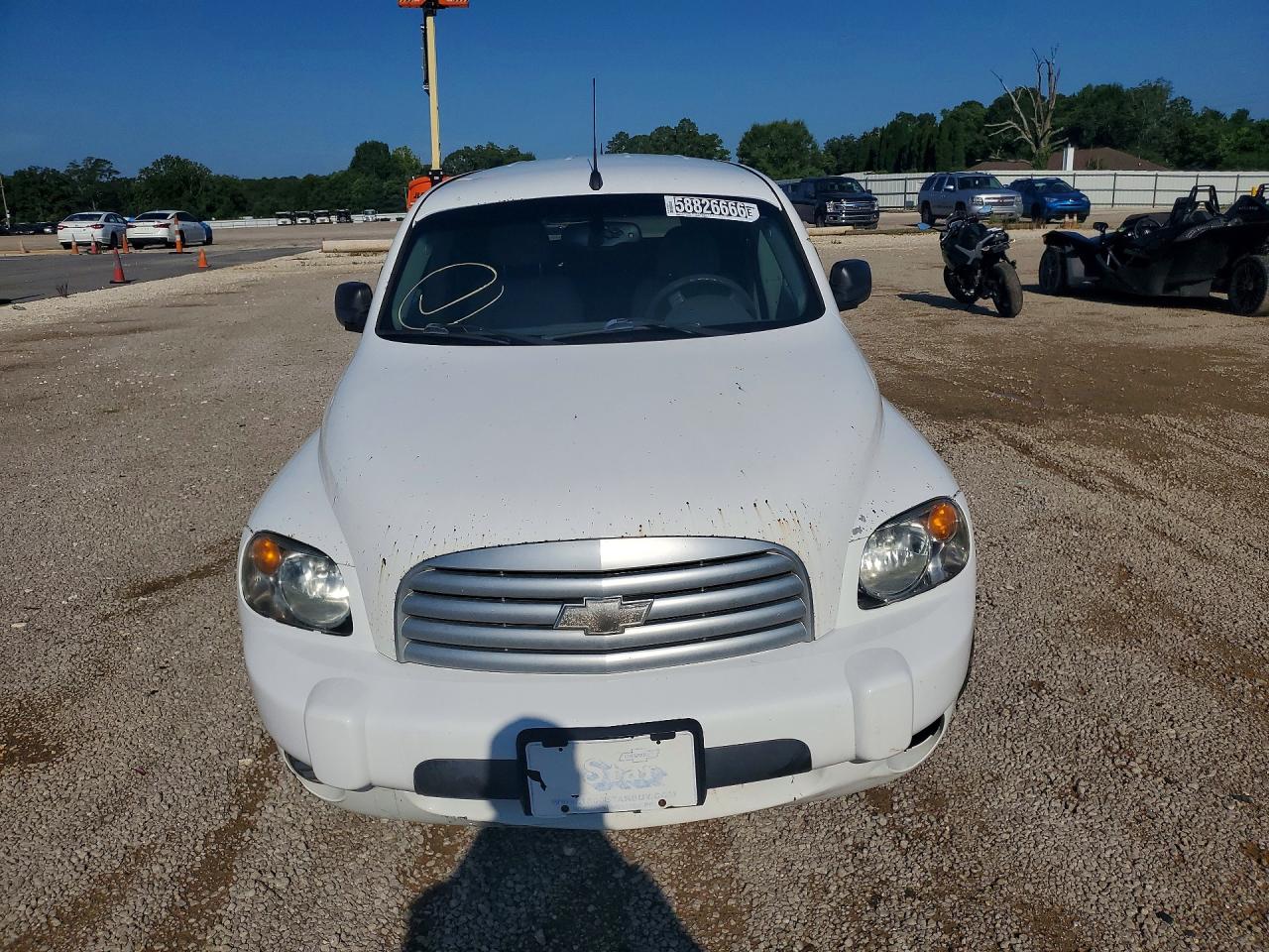 2008 Chevrolet Hhr Panel Ls White vin: 3GCDA15D98S530875
