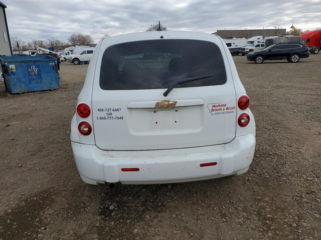 2008 Chevrolet Hhr Panel Ls White vin: 3GCDA85D38S616949