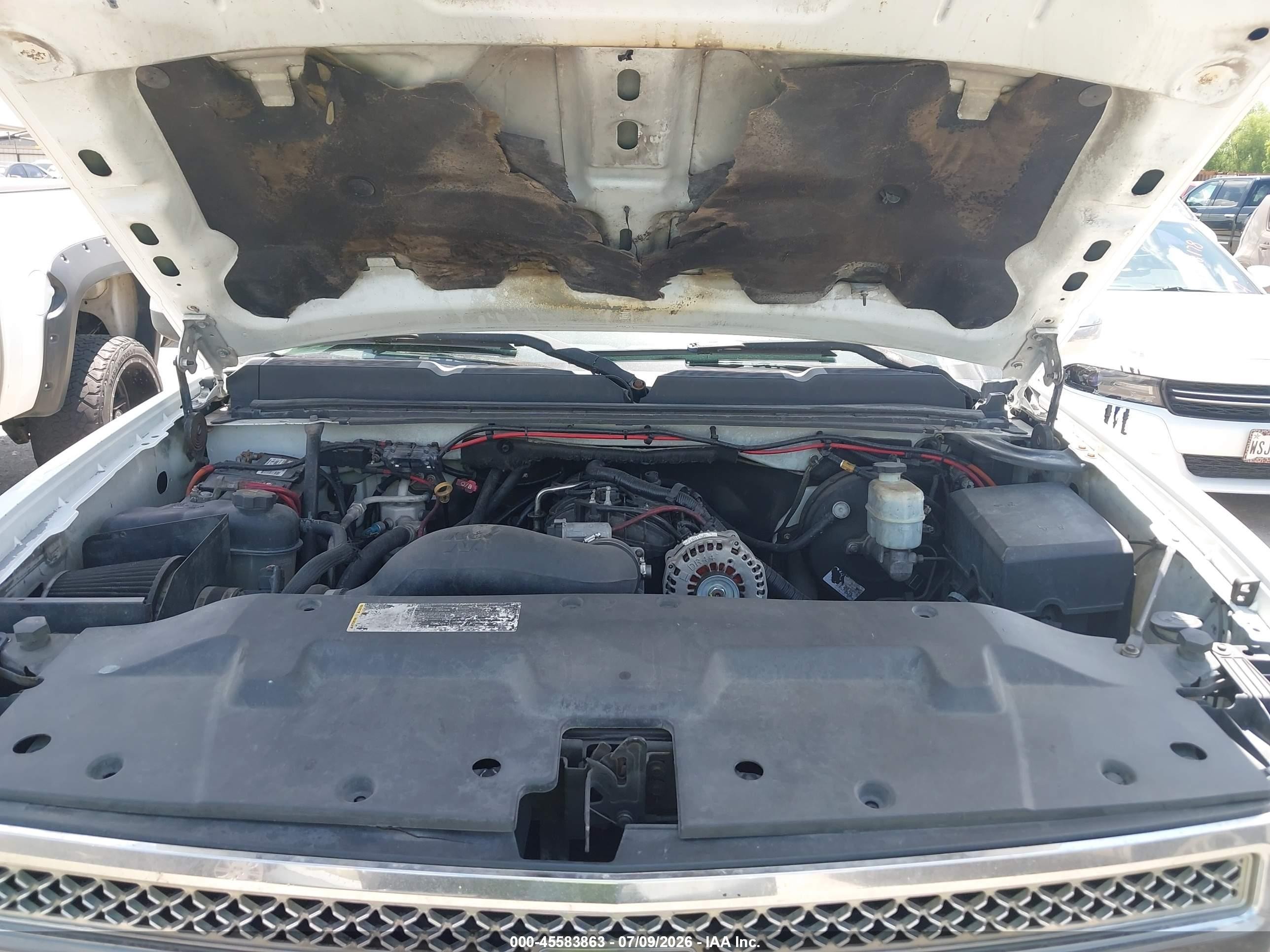 2007 Chevrolet Silverado 1500 Ltz White vin: 3GCEC13007G543241