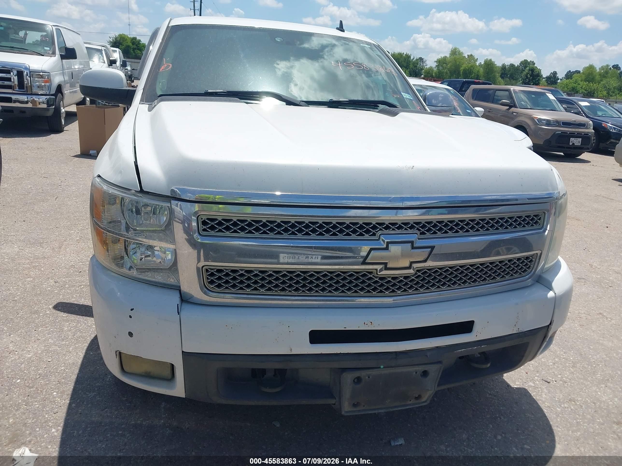 2007 Chevrolet Silverado 1500 Ltz White vin: 3GCEC13007G543241