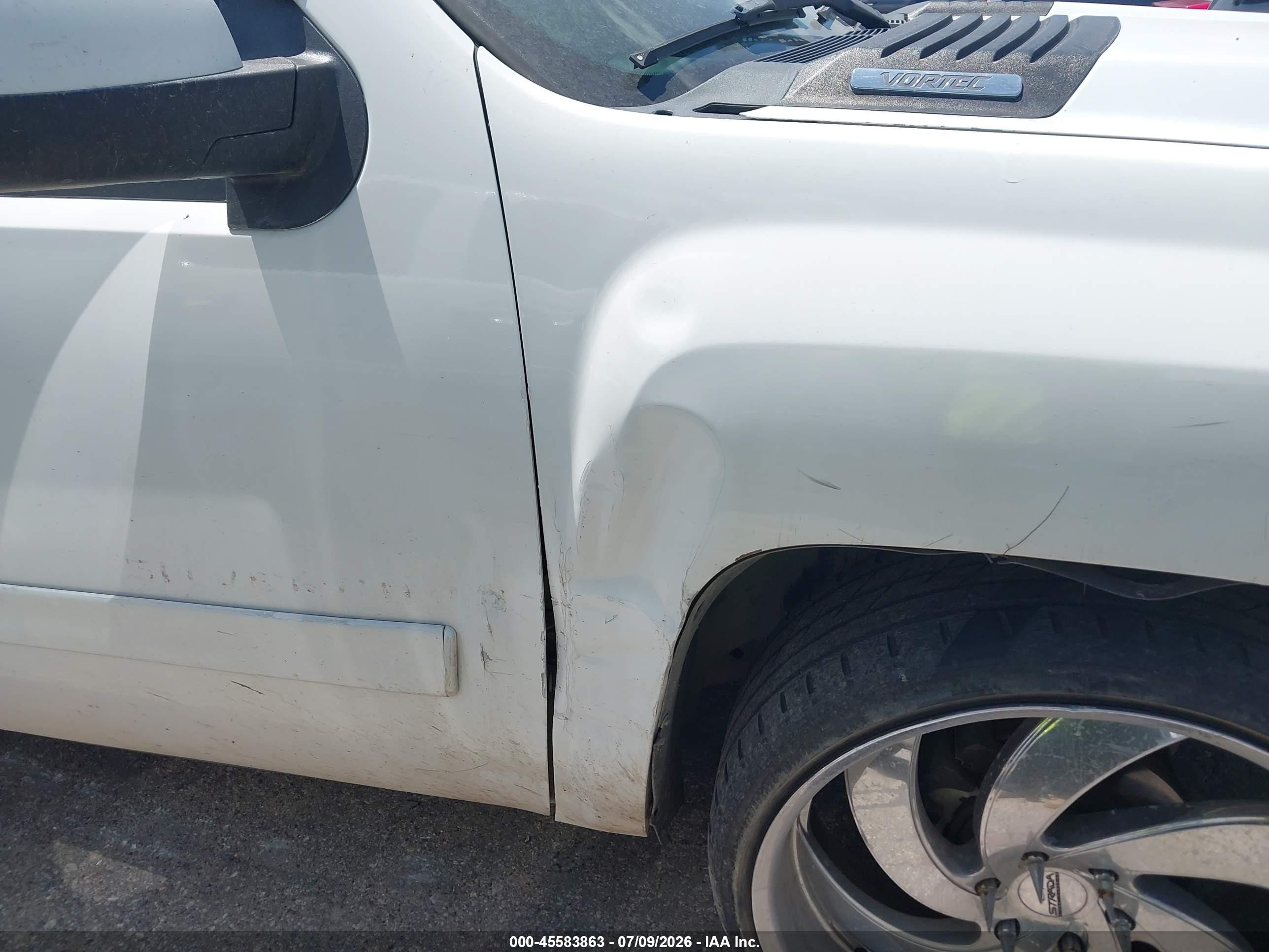 2007 Chevrolet Silverado 1500 Ltz White vin: 3GCEC13007G543241