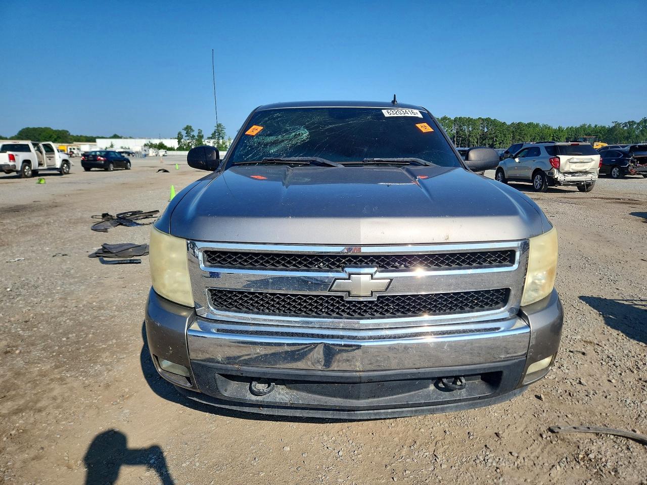 2008 Chevrolet Silverado C1500 Gray vin: 3GCEC13078G299721