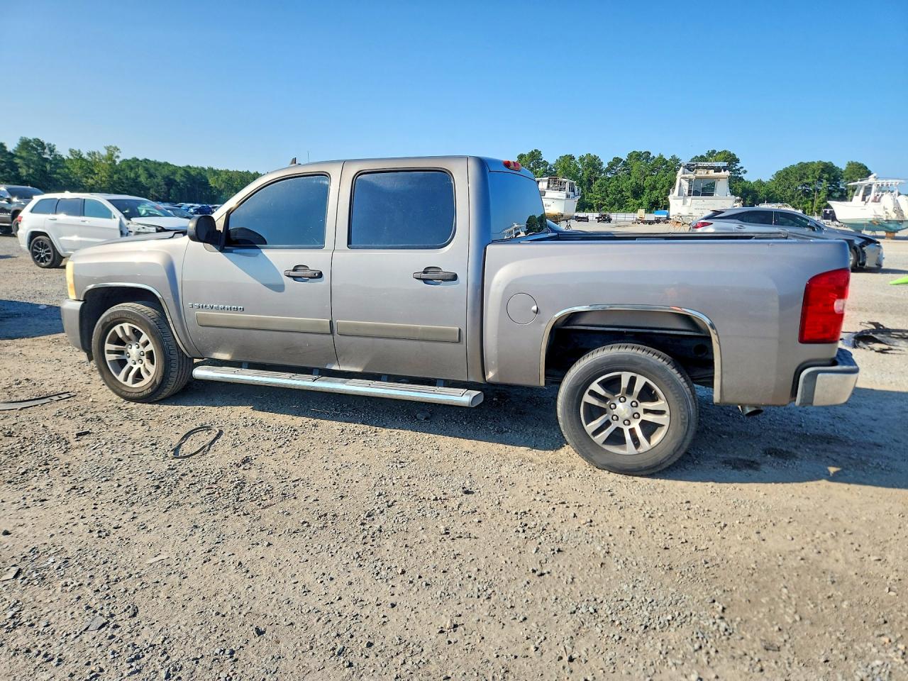 2008 Chevrolet Silverado C1500 Gray vin: 3GCEC13078G299721