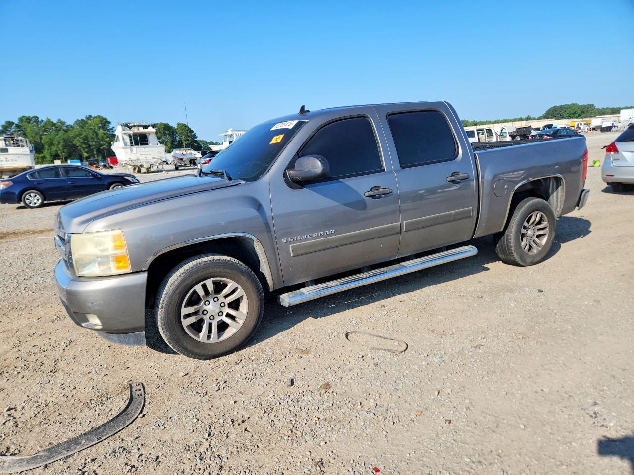2008 Chevrolet Silverado C1500 Gray vin: 3GCEC13078G299721