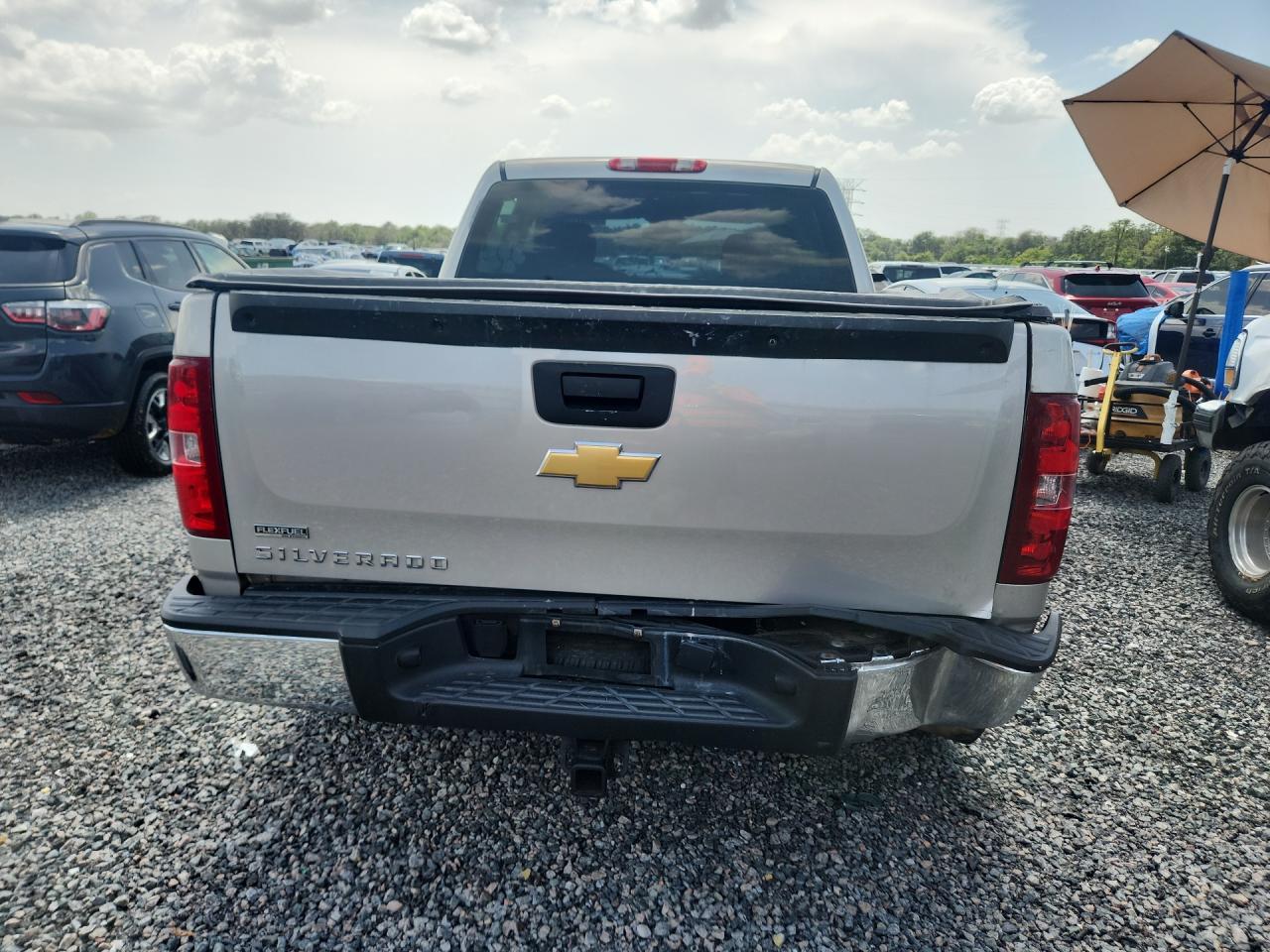 2009 Chevrolet Silverado C1500 Beige vin: 3GCEC13079G248088