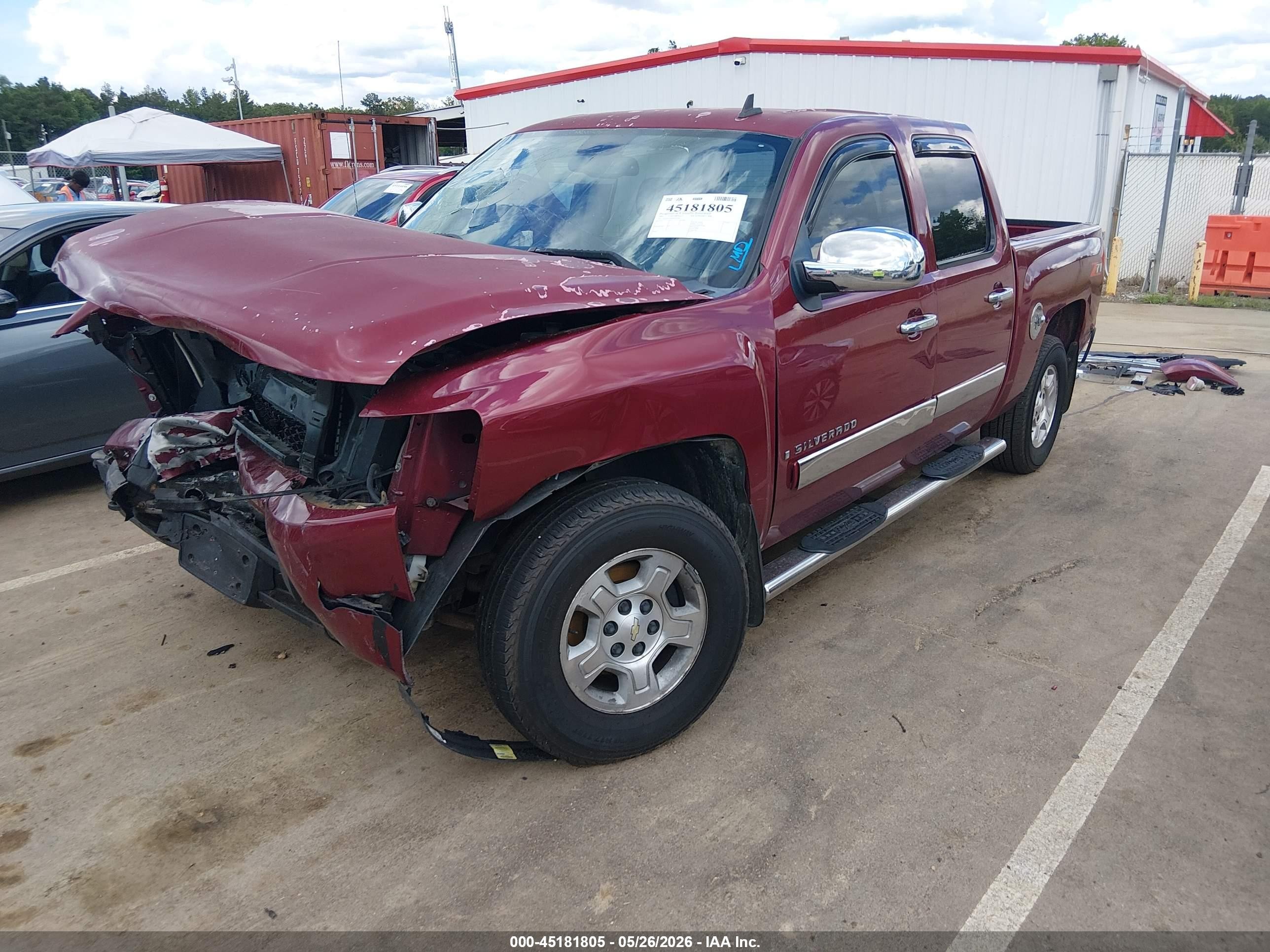 2007 Chevrolet Silverado 1500 Ltz Red vin: 3GCEC13097G522288
