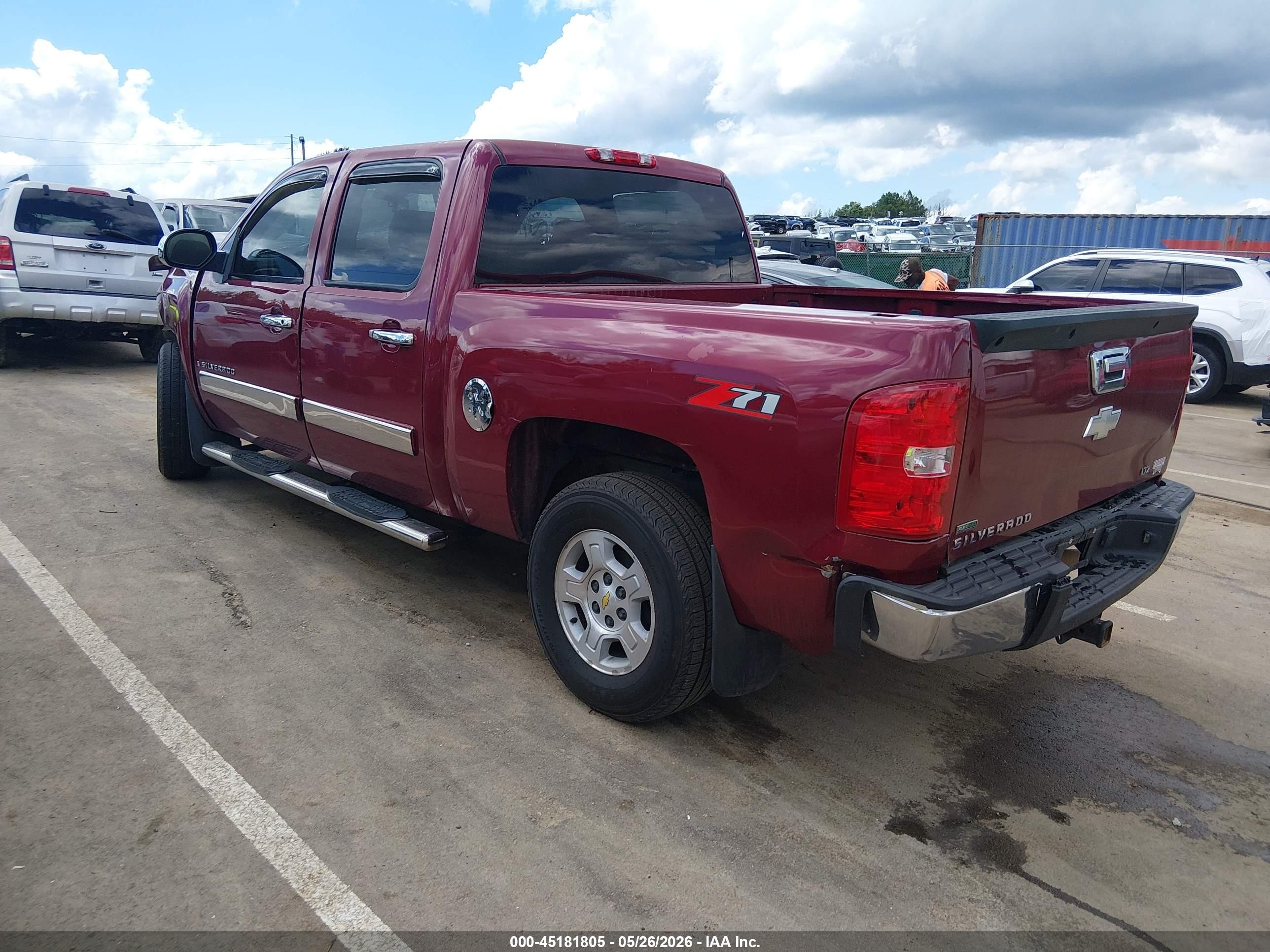 2007 Chevrolet Silverado 1500 Ltz Red vin: 3GCEC13097G522288