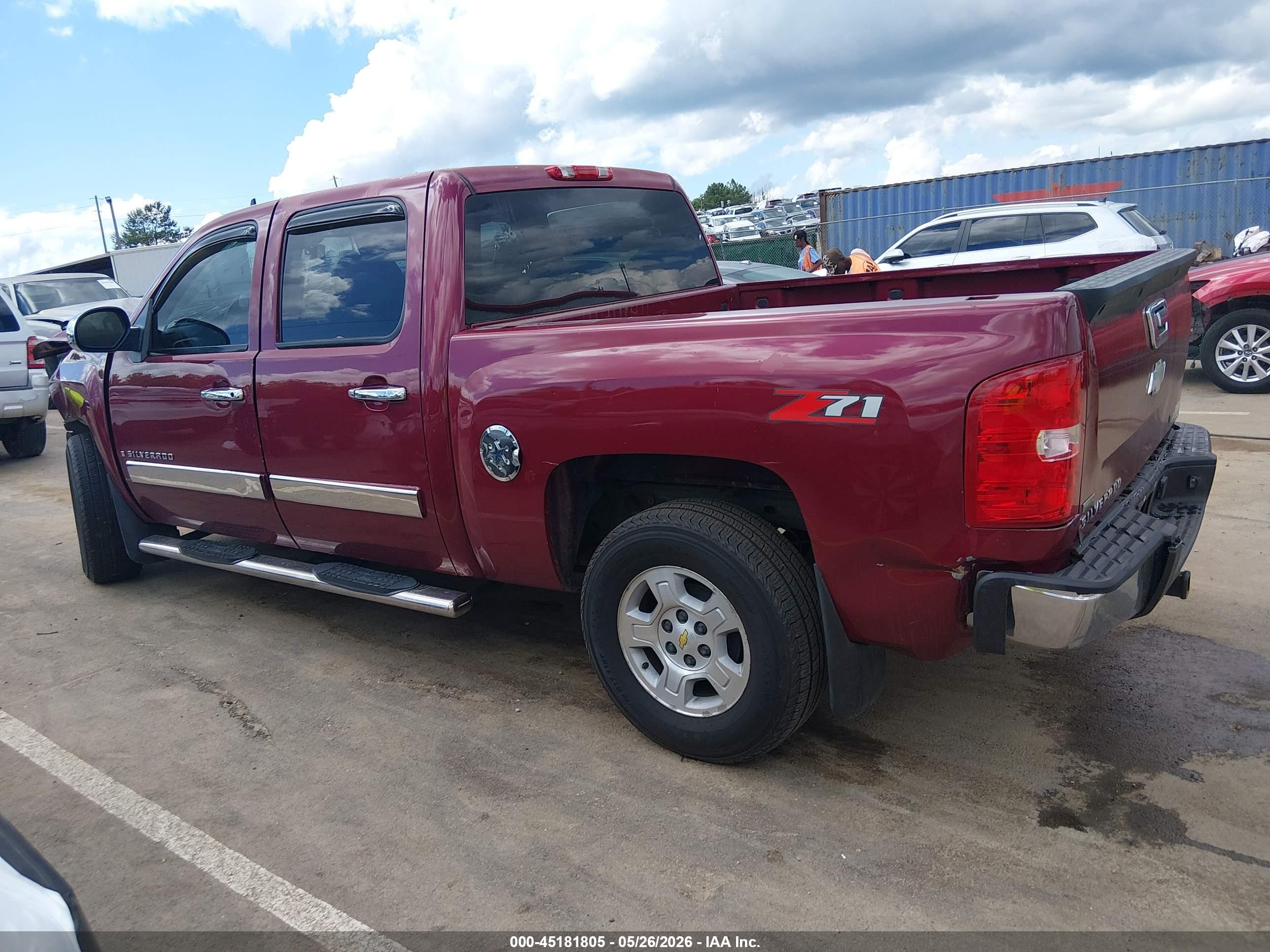 2007 Chevrolet Silverado 1500 Ltz Red vin: 3GCEC13097G522288